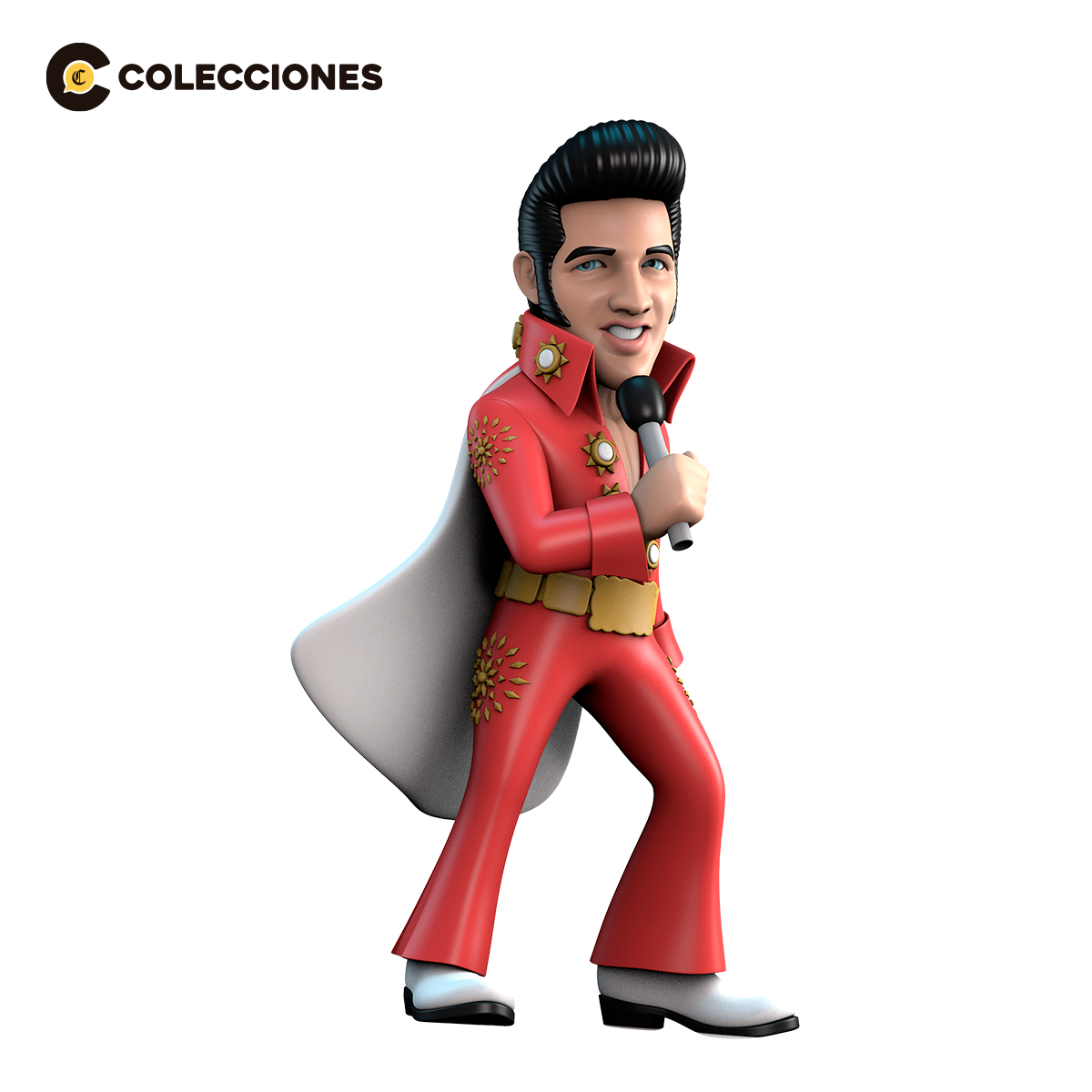 Elvis Presley Red Cloak – Figura Coleccionable + Revista | Leyendas de la Música - 2