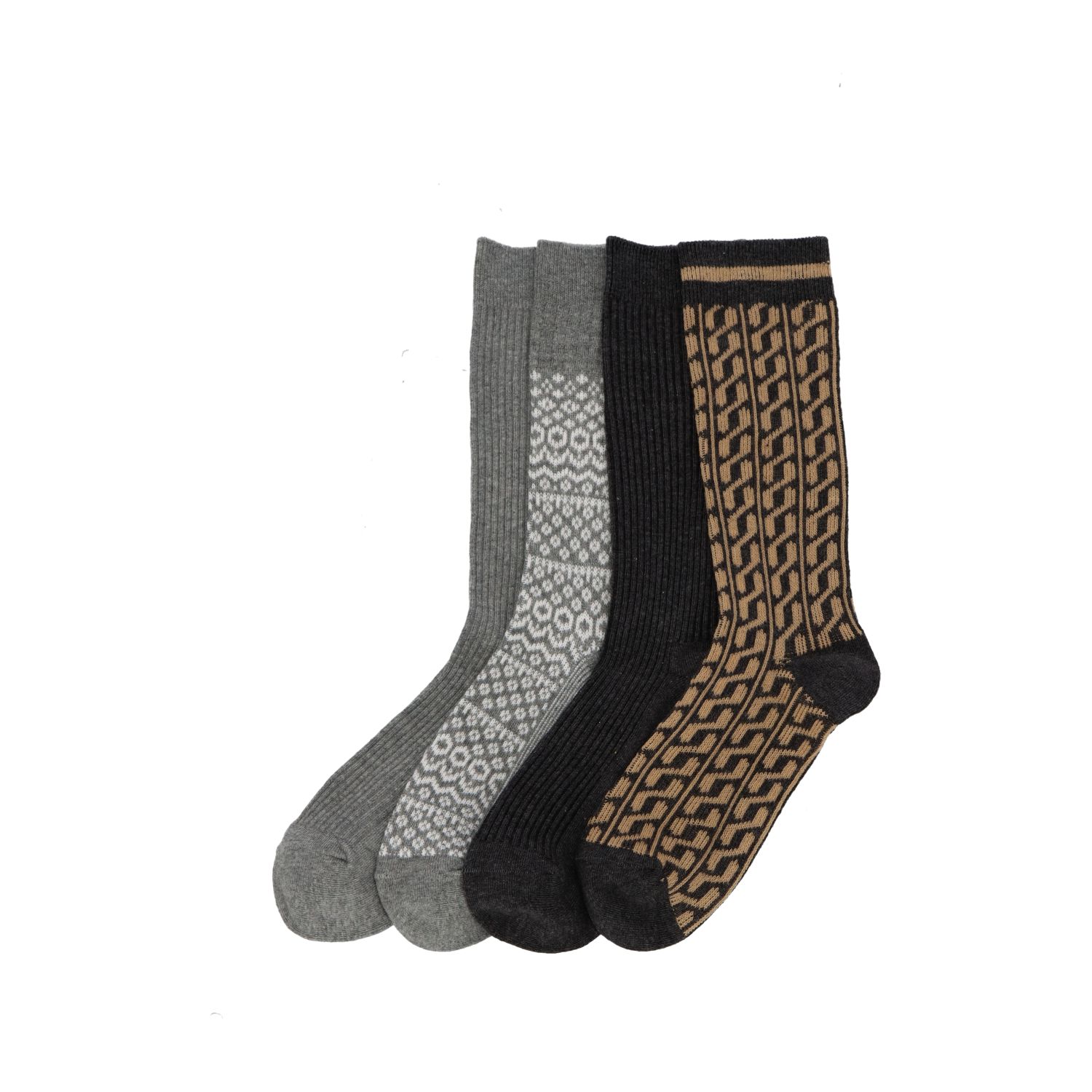 CALCETINES MEDIO ALGODÓN PACK 4 22045 - 1