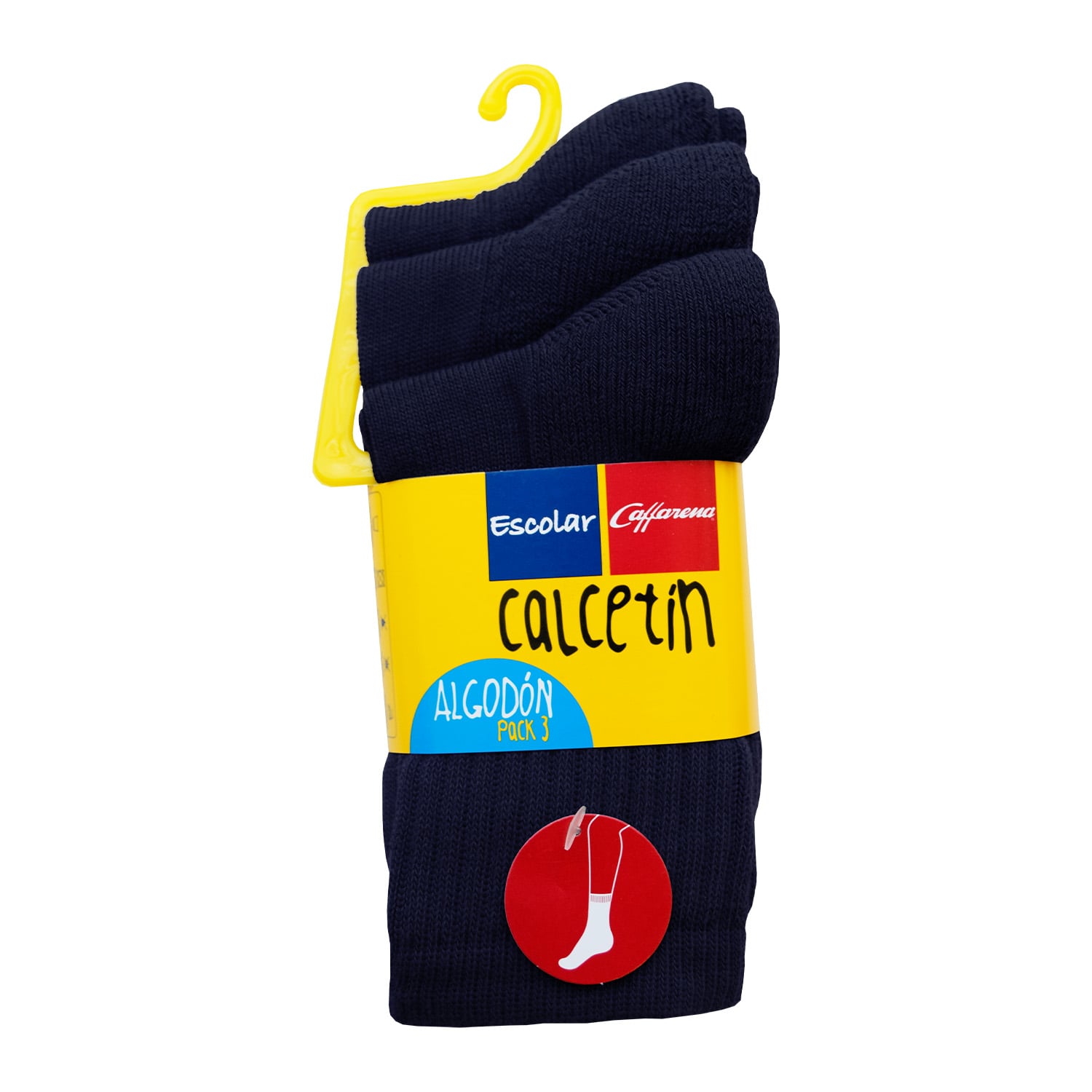 CALCETÍN CORTO ESCOLAR ALGODÓN PACK 3 2830 - 2