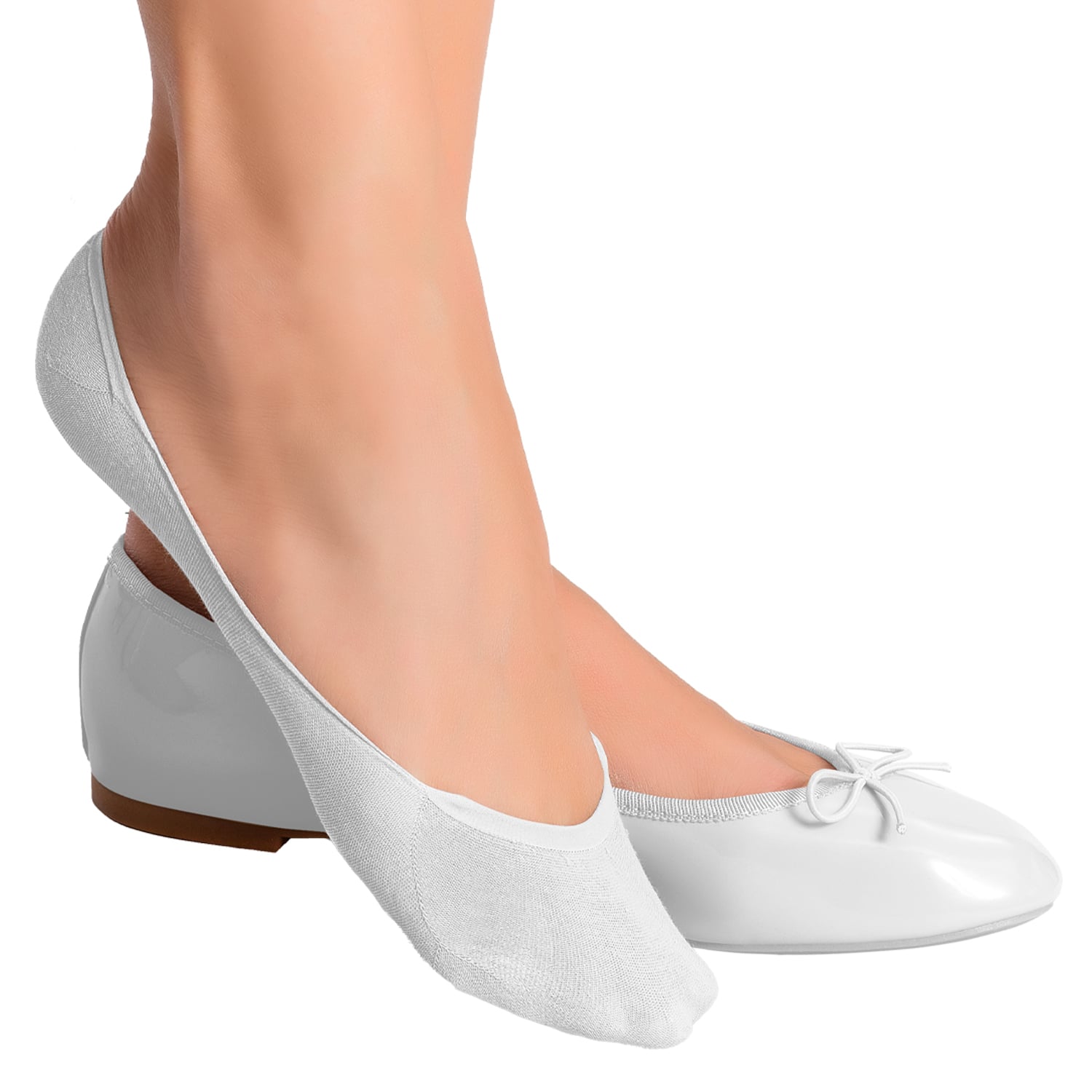 CALCETÍN INVISIBLE ALGODÓN BALLERINAS PACK 21636 - 2