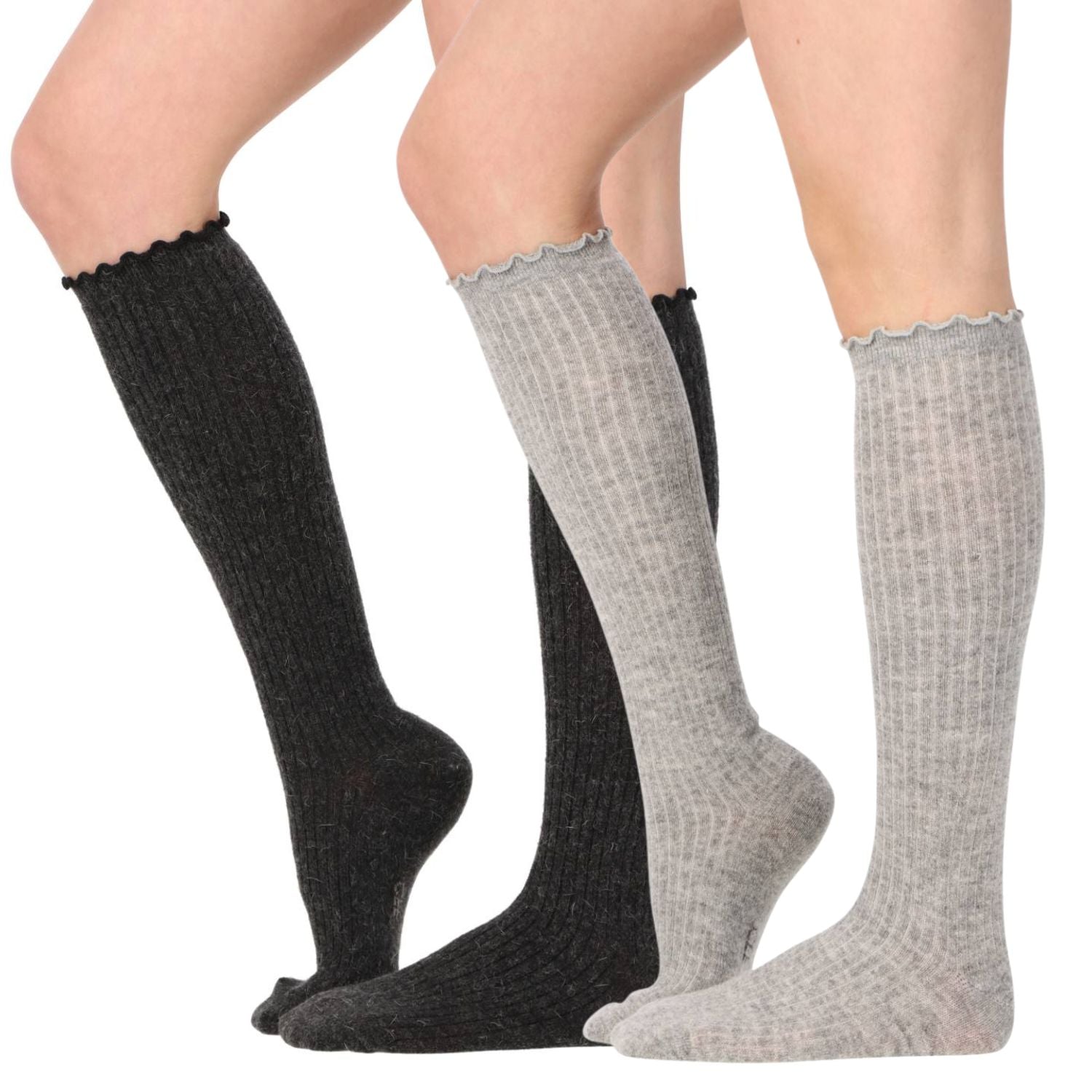 CALCETINES LARGO ANGORA PACK 2 22051 - 1