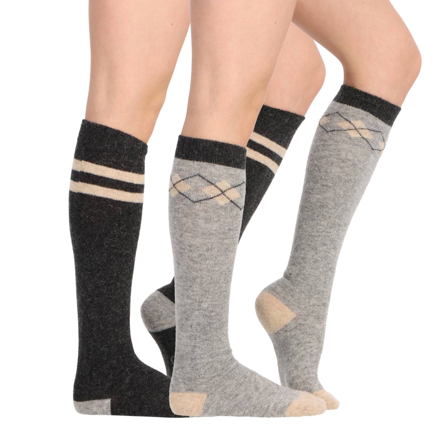 CALCETINES LARGO ANGORA PACK 2 22050 - 1