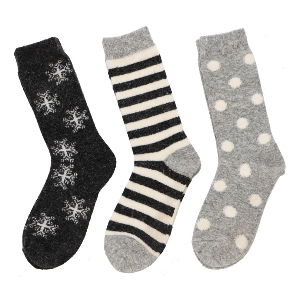 CALCETINES MEDIO ANGORA PACK 3 22041 - 1