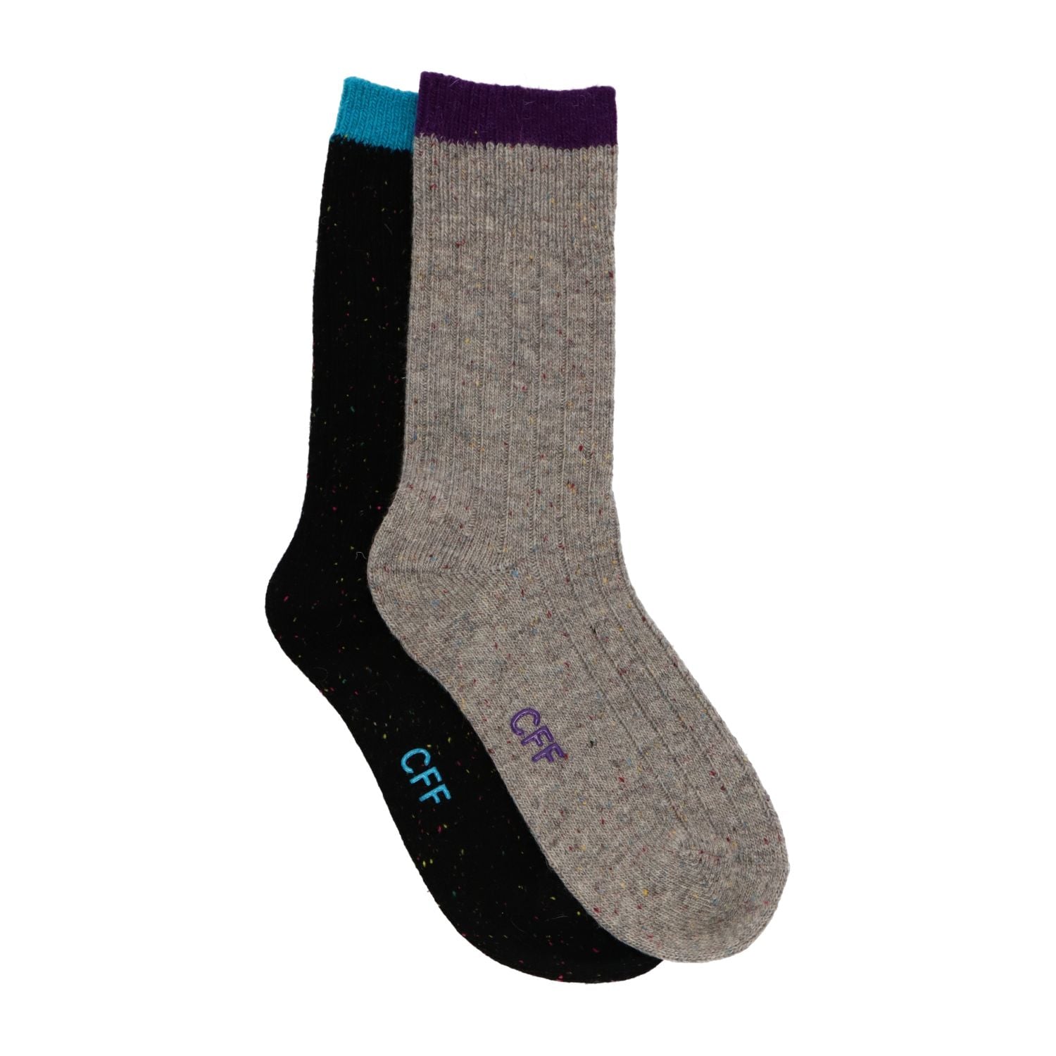 CALCETINES MEDIO LANA PACK 2 22040 - 1
