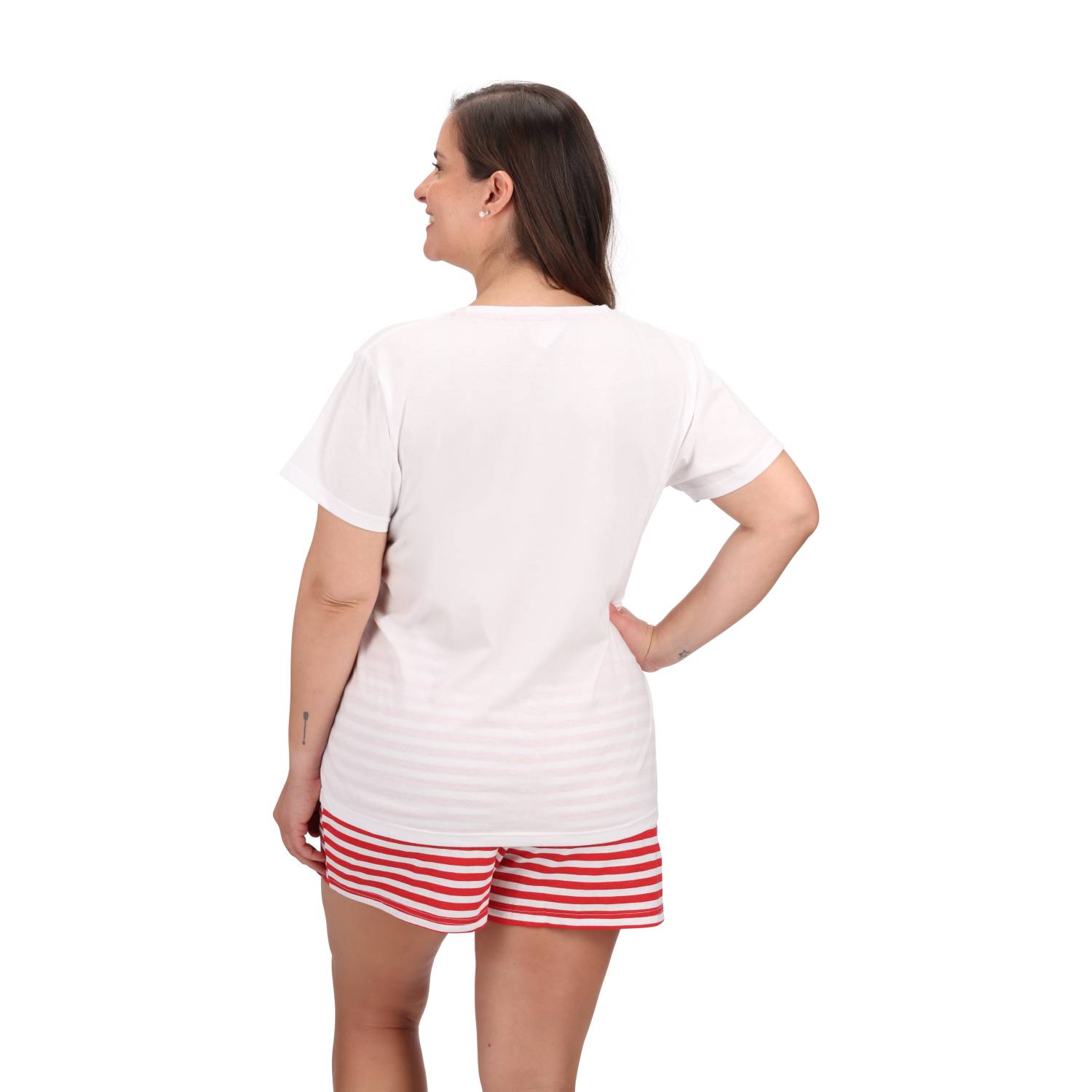 PIJAMA CORTO ALGODÓN NAVIDAD 30977 - 2