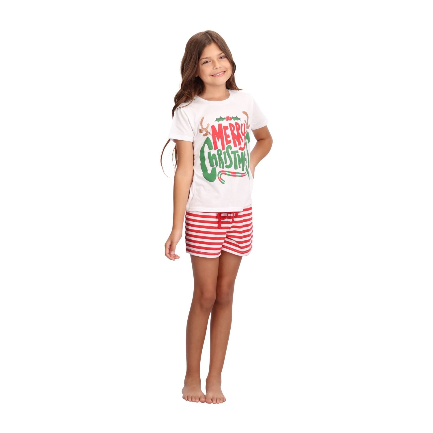 PIJAMA CORTO ALGODÓN NAVIDAD INFANTIL 30978 - 1