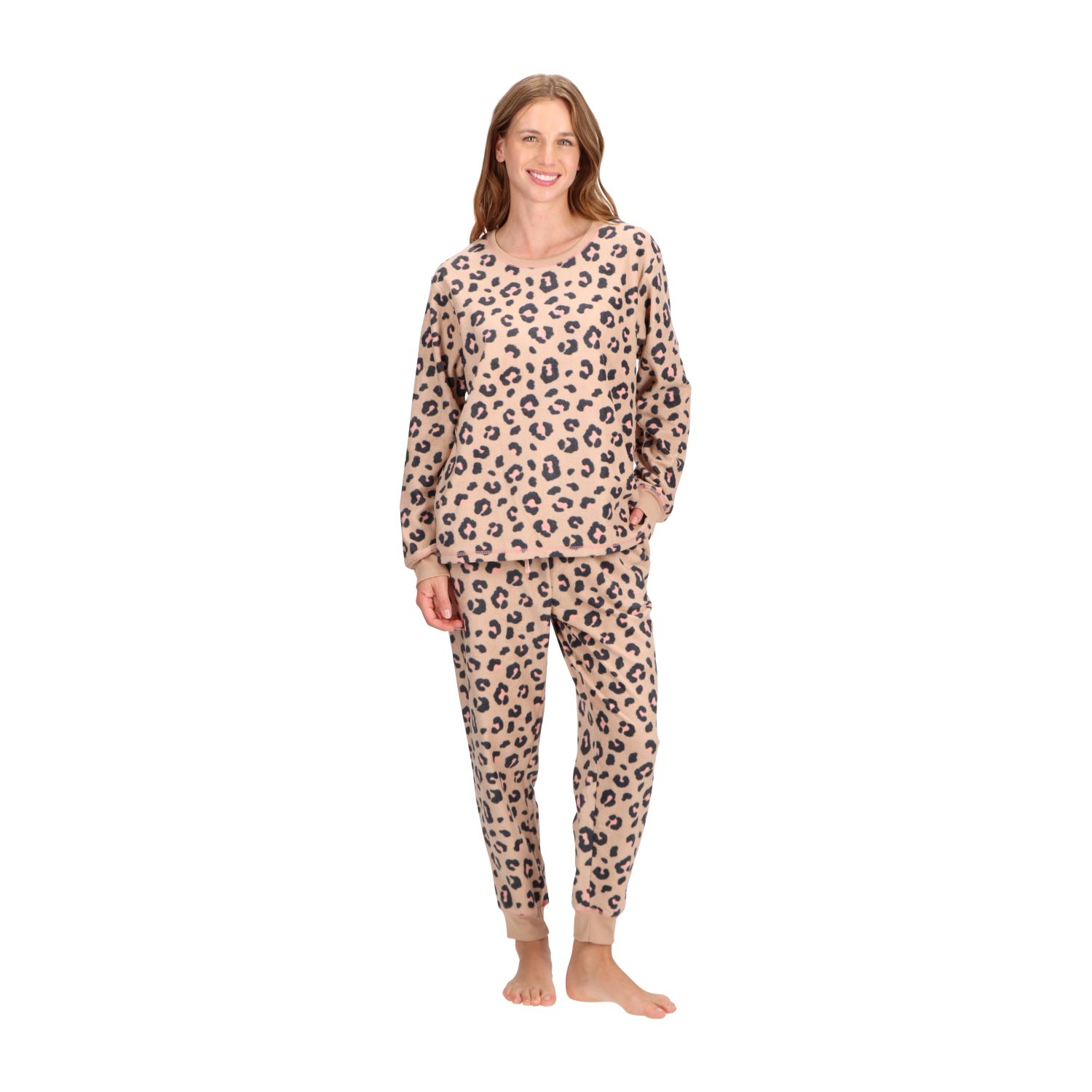 PIJAMA LARGO MICROPOLAR ANIMAL PRINT 31003 - 1