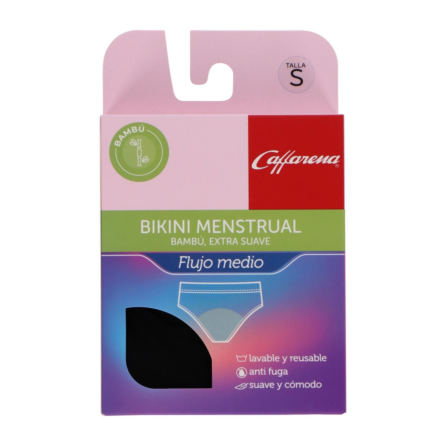 BIKINI MENSTRUAL FLUJO MEDIO BAMBÚ 51434 - 1
