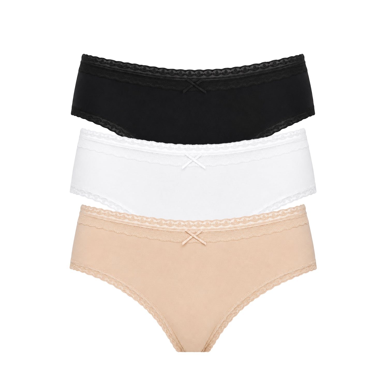 PANTALETA ALGODÓN SIN COSTURAS PACK 3 51433 - 1