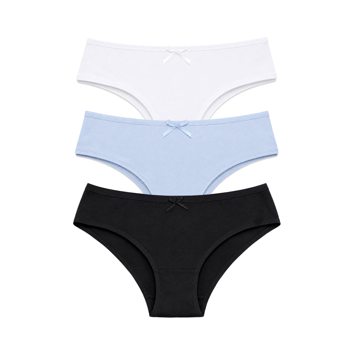 CALZONES CAFFARENA CULOTTELESS PACK DE 3 ALGODÓN ELASTICADO 9813003 - 1