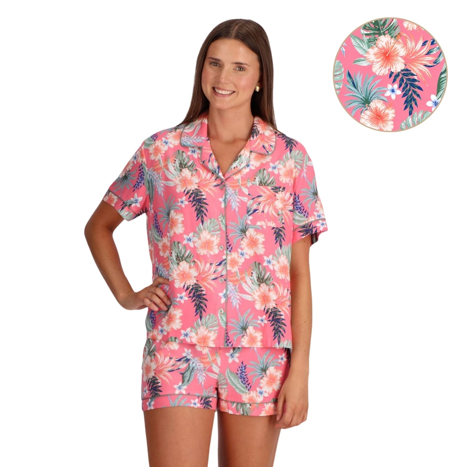 PIJAMA CAFFARENA CORTO VISCOSA 31061 - 1