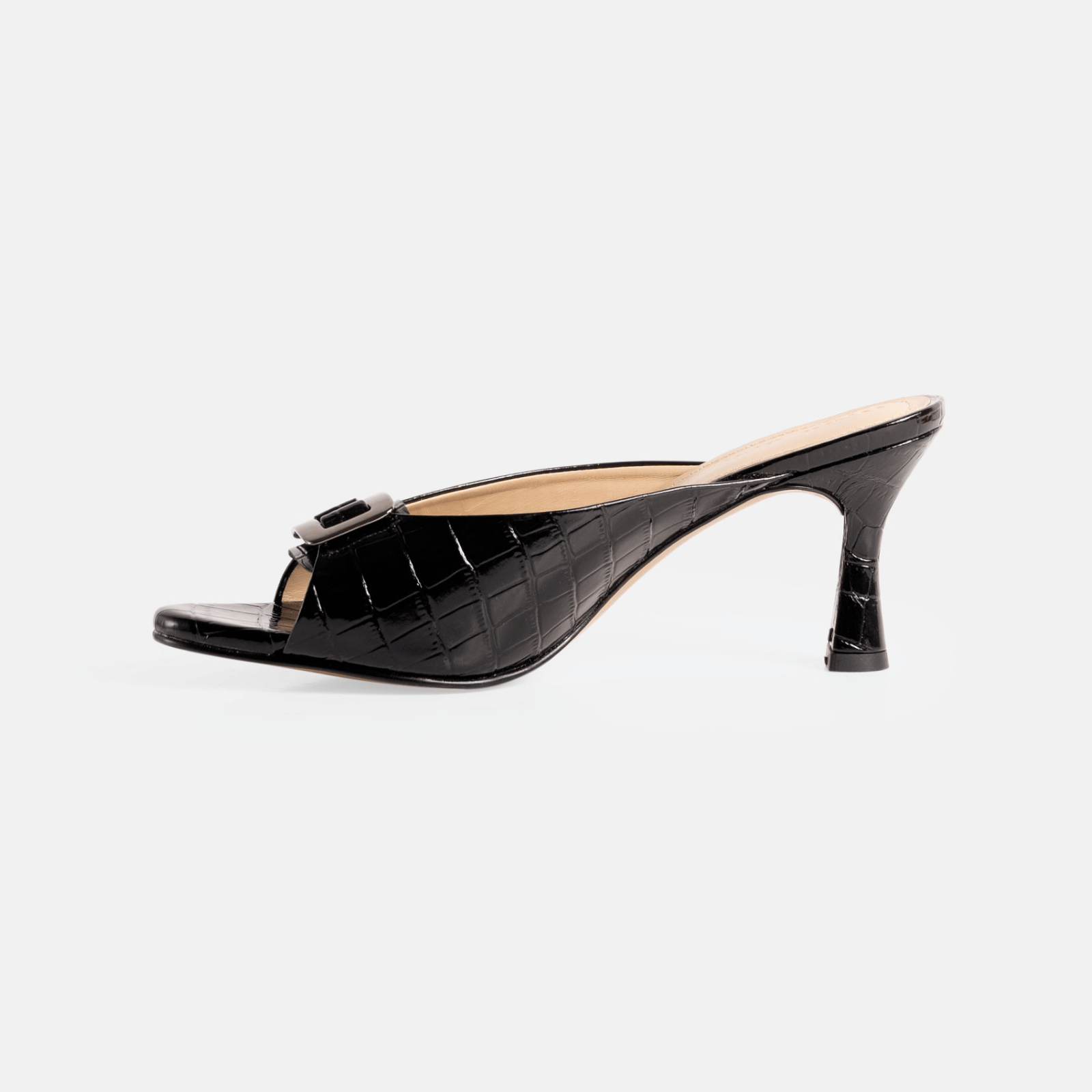 SANDALIA TESS-70 CUERO NEGRO ELEGANTE - 3