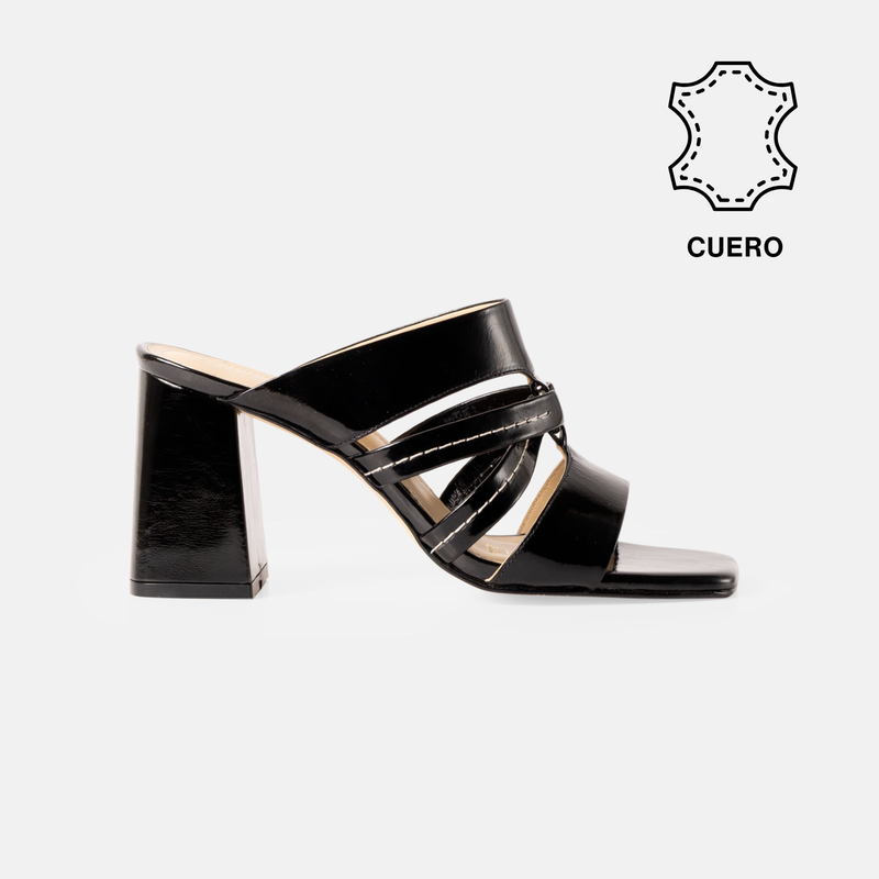 SANDALIA SAND-80 NEGRO - 1