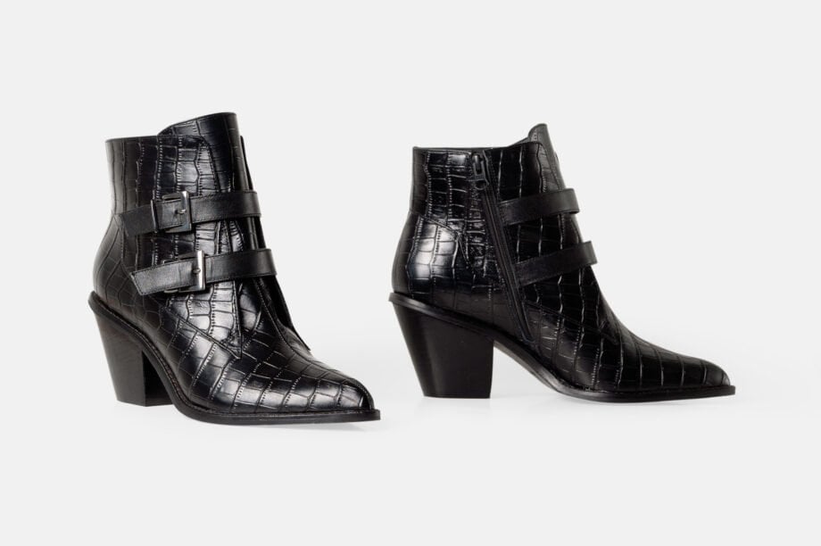 BOTINES MUJER CUERO BIGIONI AMELIA NEGRO - 4