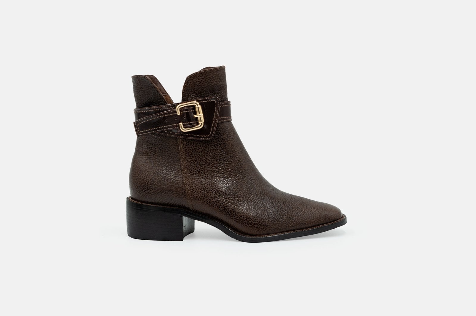BOTIN CELES CUERO FLOTTER MARRON - 1