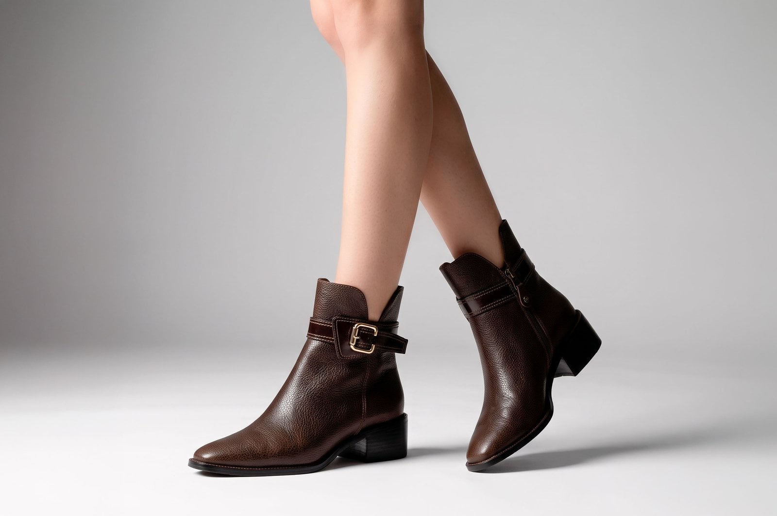 BOTIN CELES CUERO FLOTTER MARRON - 2