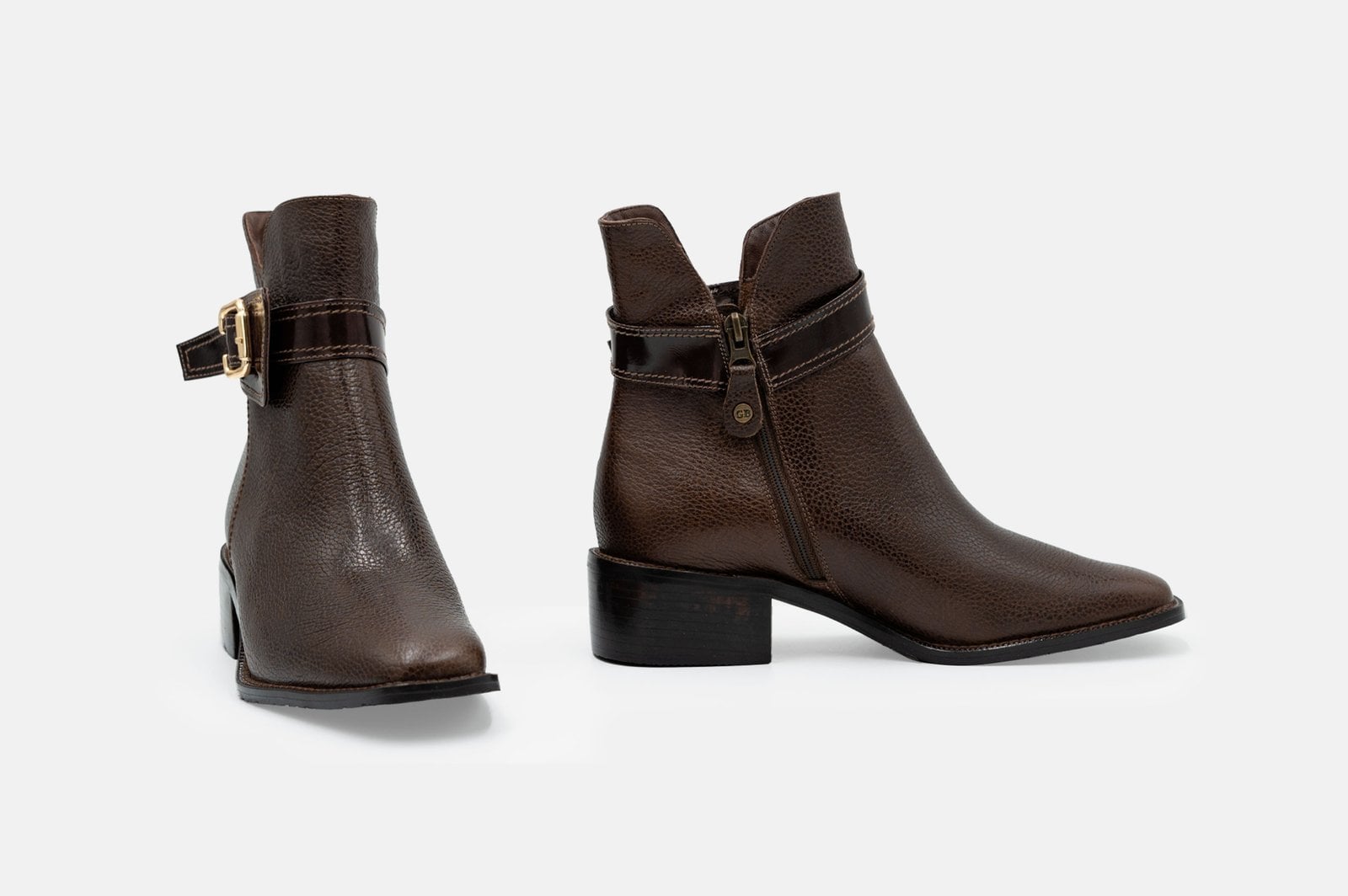 BOTIN CELES CUERO FLOTTER MARRON - 4