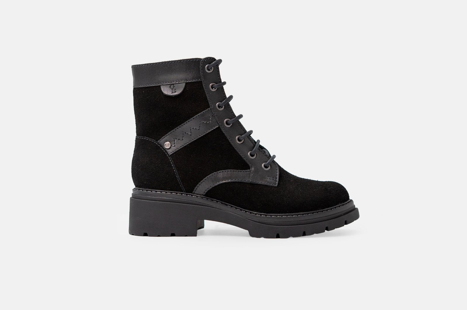 BOTINES MUJER CUERO BIGIONI GENEN NEGRO PLANTA TR - 1