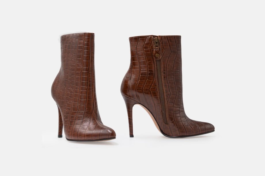 BOTINES MUJER CUERO BIGIONI AISHA CARAMELO - 4