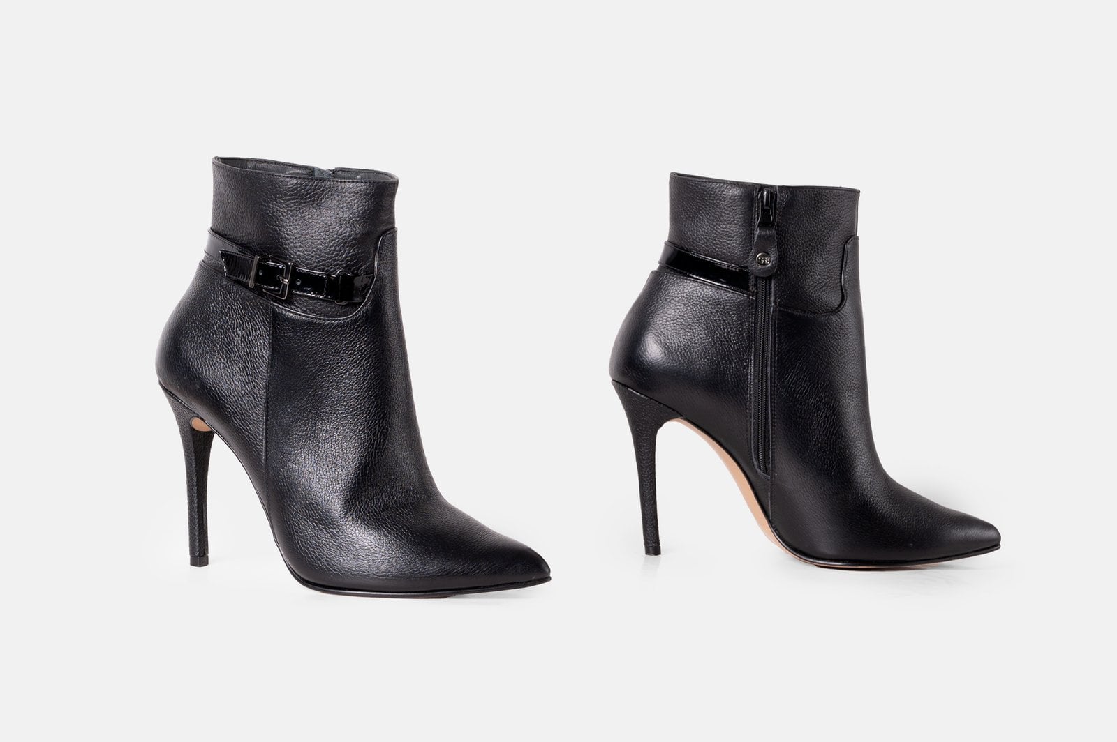 BOTINES MUJER CUERO BIGIONI DAHILA NEGRO ESTILO FORMAL ELEGANTE - 4