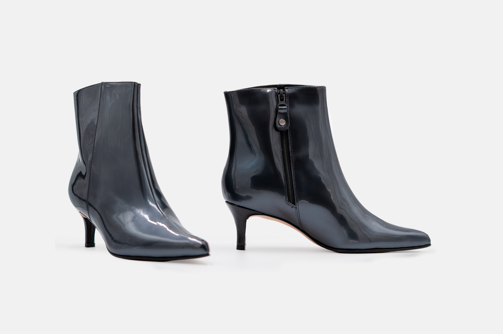 BOTINES MUJER CUERO BIGIONI MARGA AZUL ACERO - 4