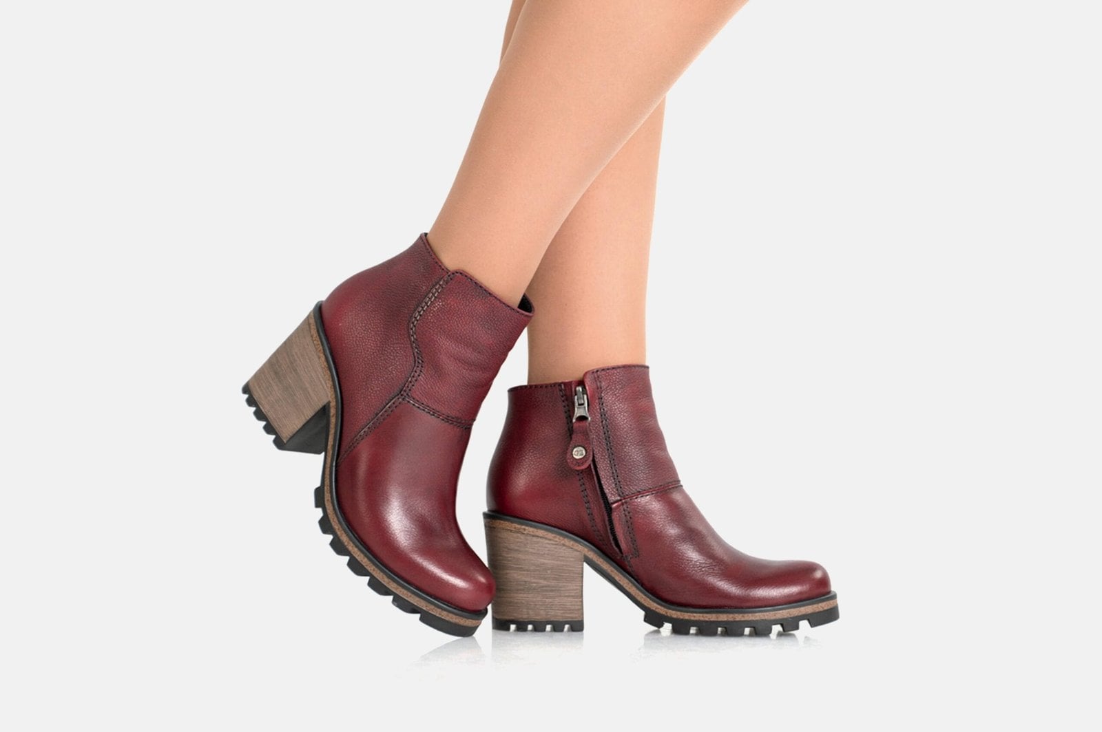 BOTIN BTPL13 ROJO MOTEADO - 2