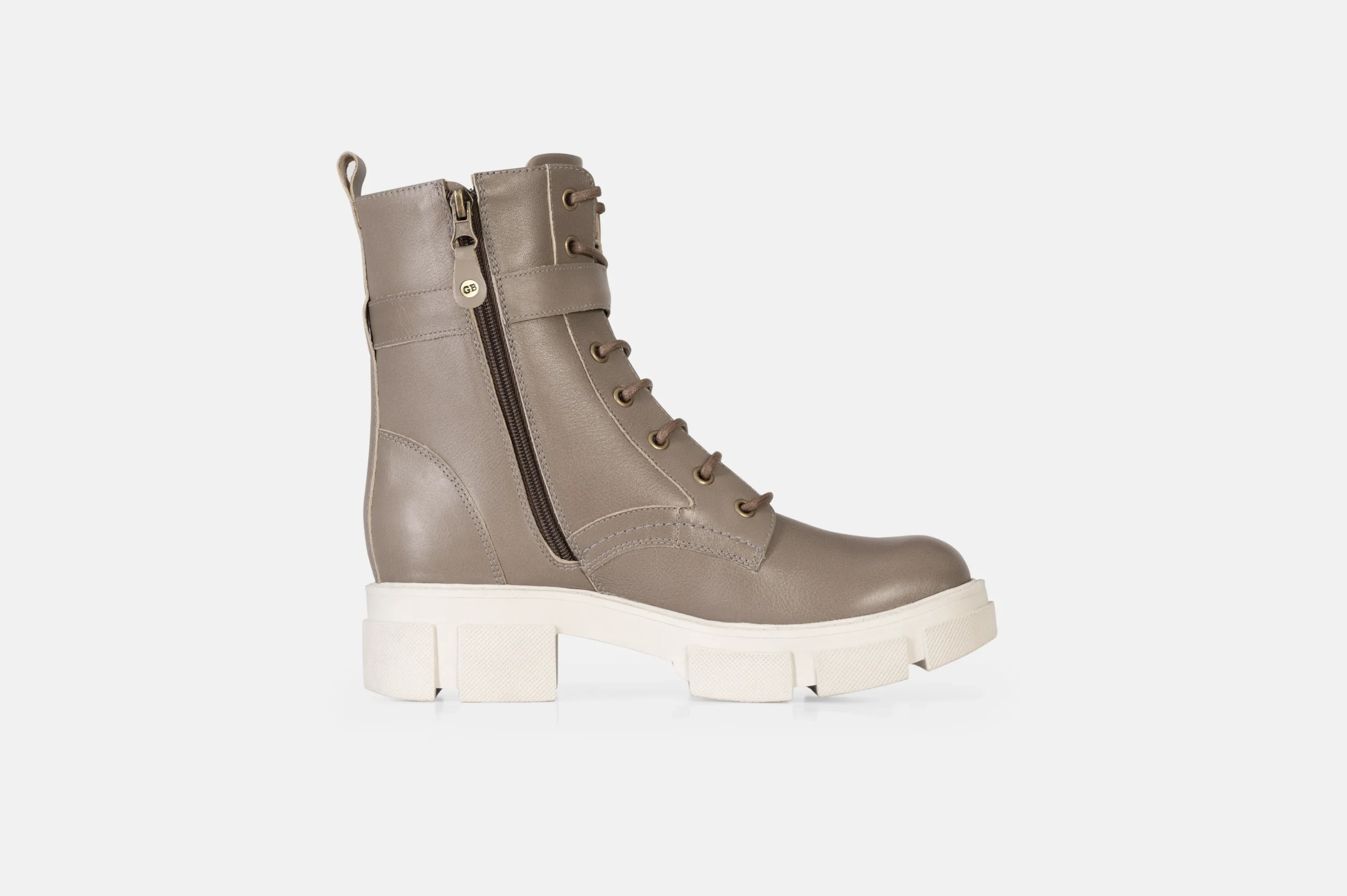 BOTINES MUJER CUERO BIGIONI HULT TOPO - 3