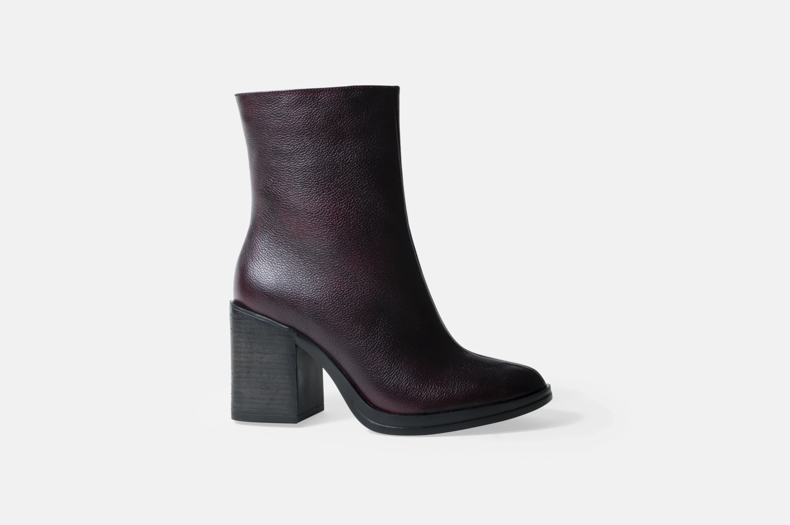 BOTINES MUJER CUERO BIGIONI MEDELLIN VINO - 1
