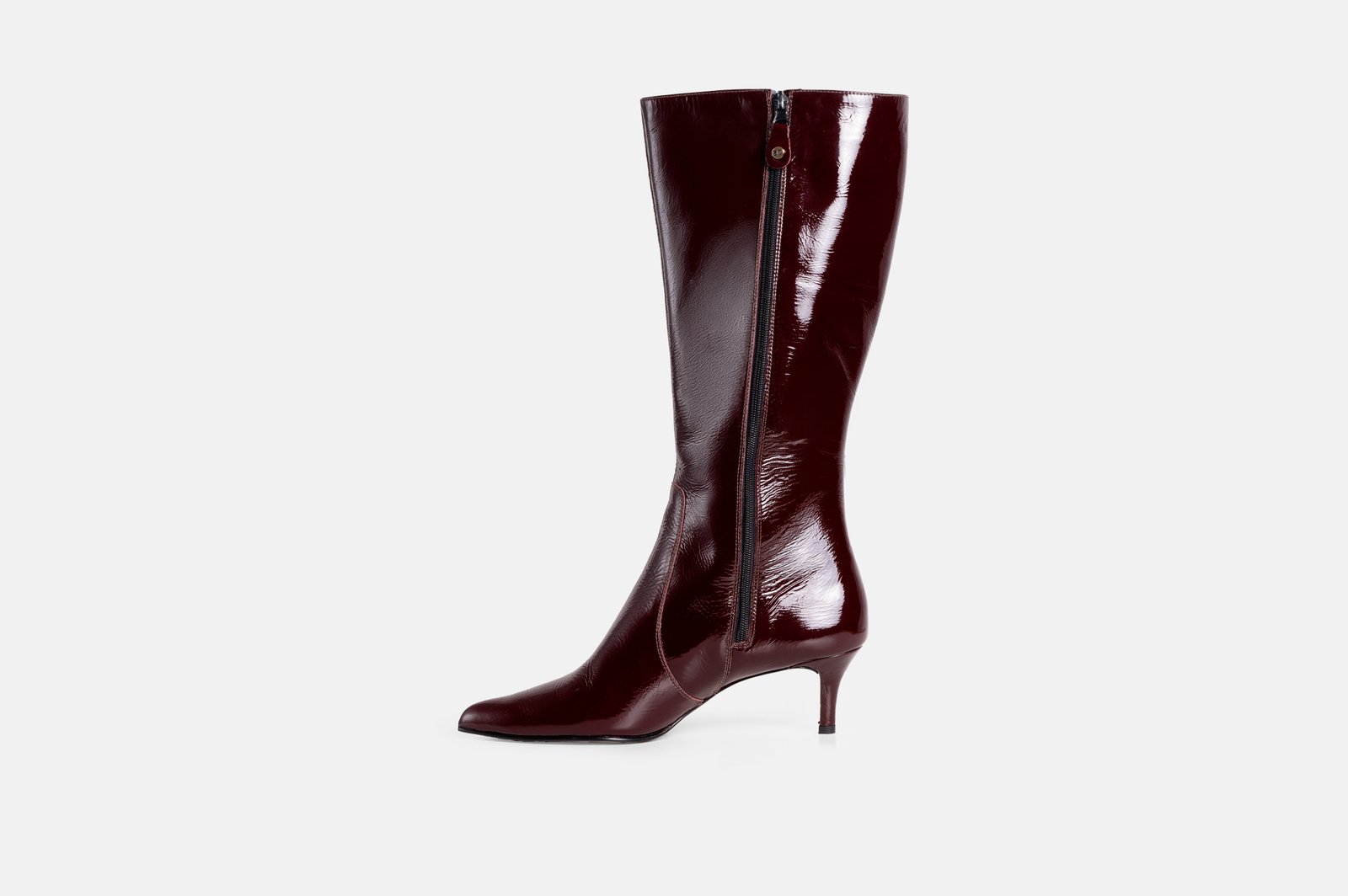 BOTAS MUJER CUERO BIGIONI LUCIANA BURDEO TACO BAJO - 3