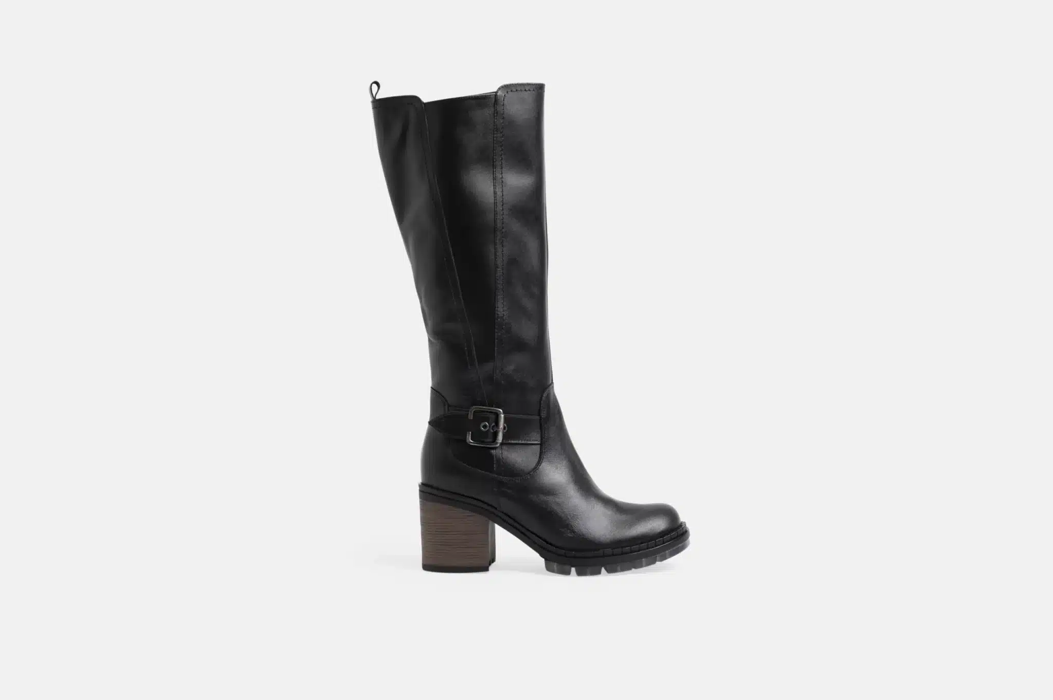 BOTAS MUJER CUERO BIGIONI MARSELLA NEGRO PLANTA TR - 1