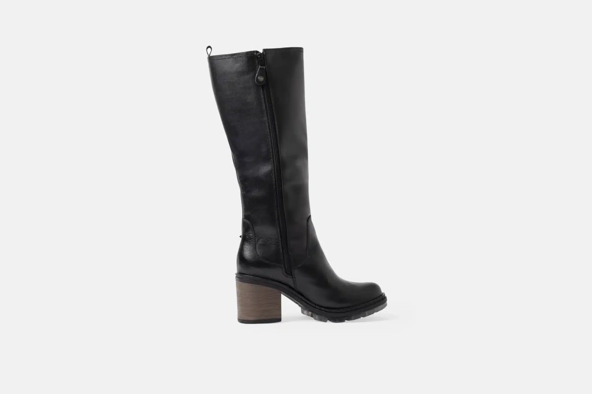 BOTAS MUJER CUERO BIGIONI MARSELLA NEGRO PLANTA TR - 4