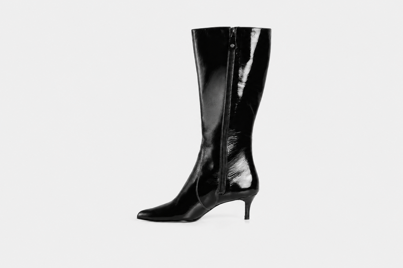 BOTAS MUJER CUERO BIGIONI LUCIANA NEGRO TACO BAJO - 3