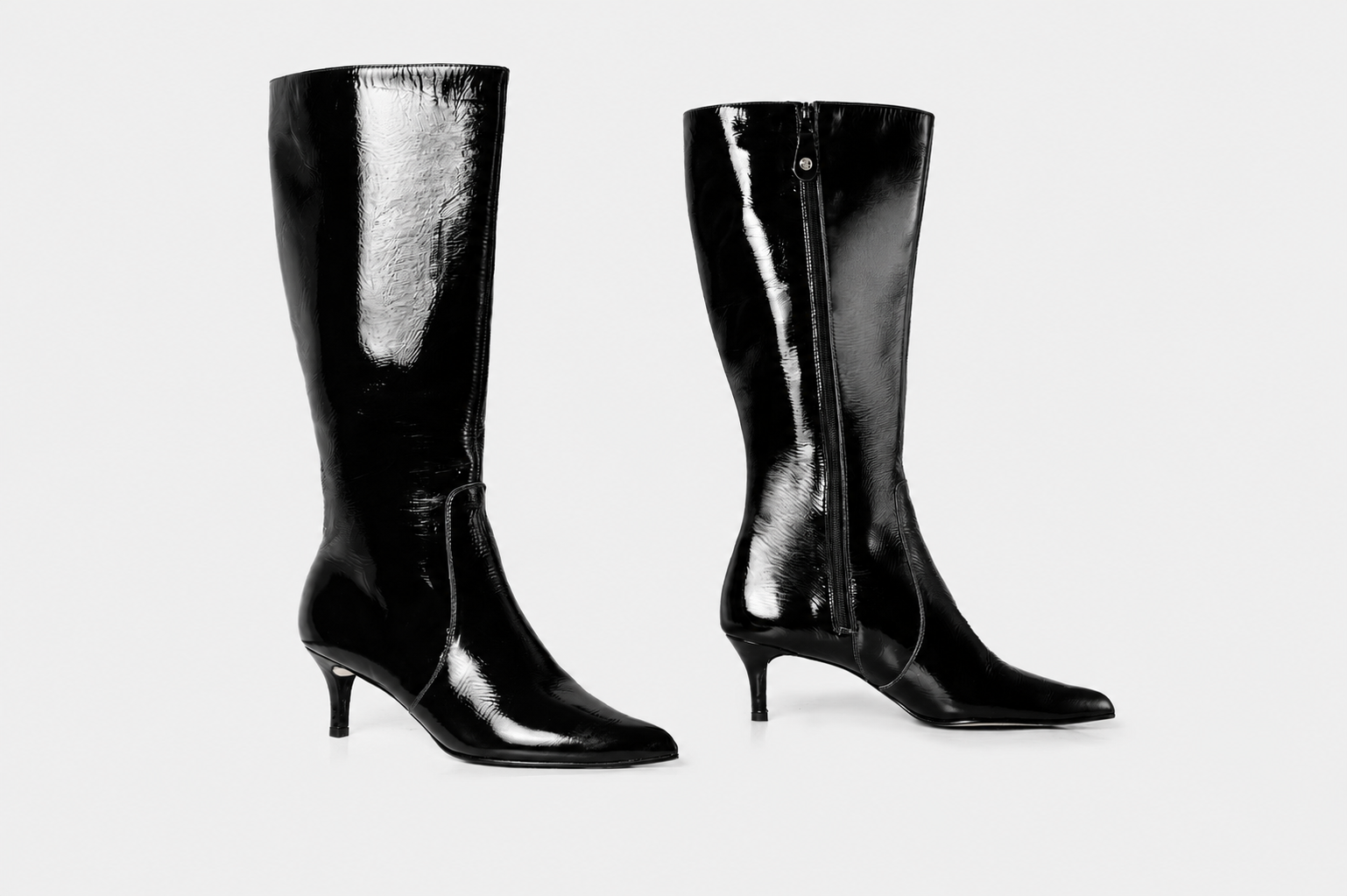 BOTAS MUJER CUERO BIGIONI LUCIANA NEGRO TACO BAJO - 4