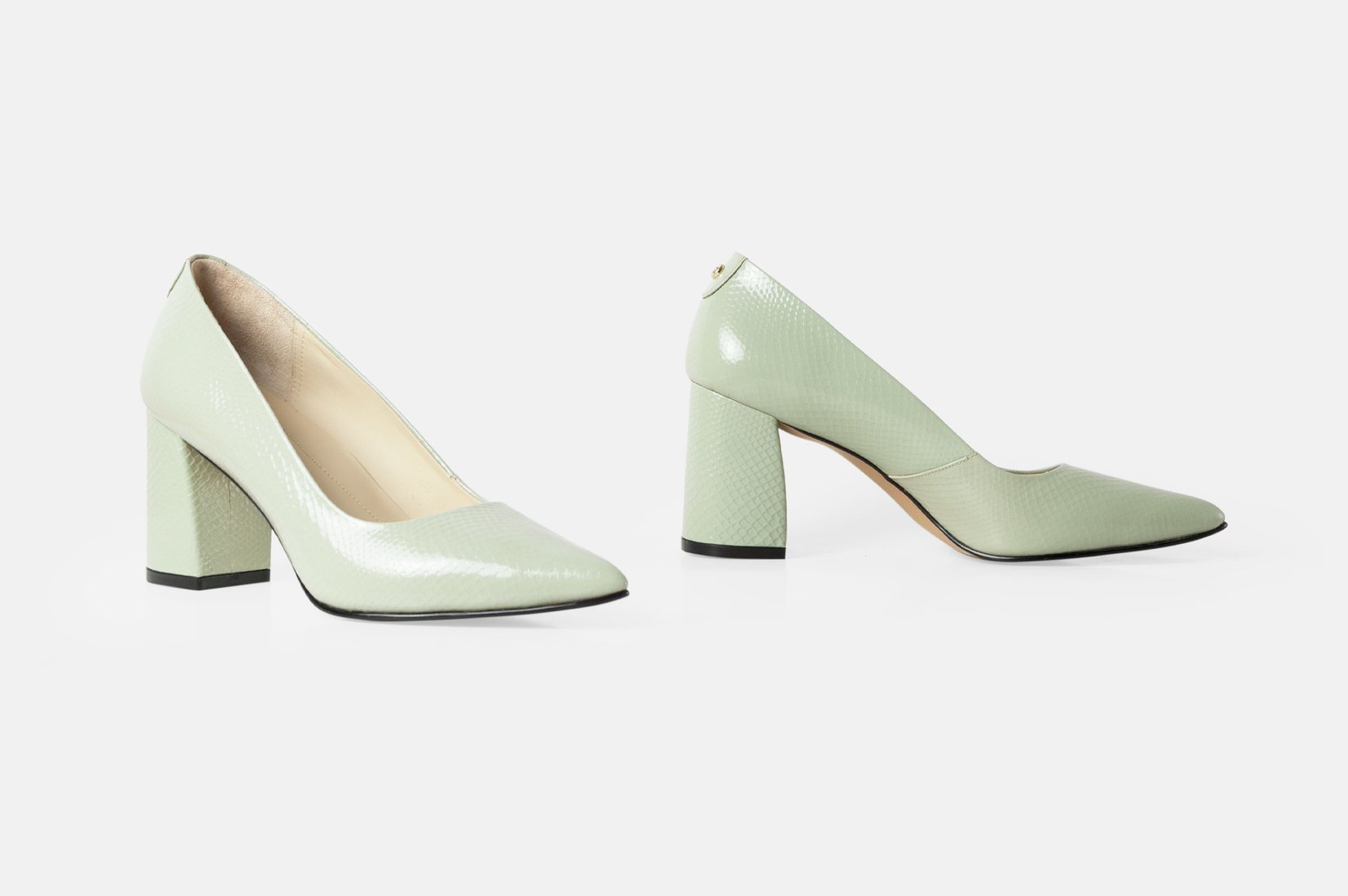STILETTO LONDON VP16 CUERO FOLIA COLOR MENTA - 4