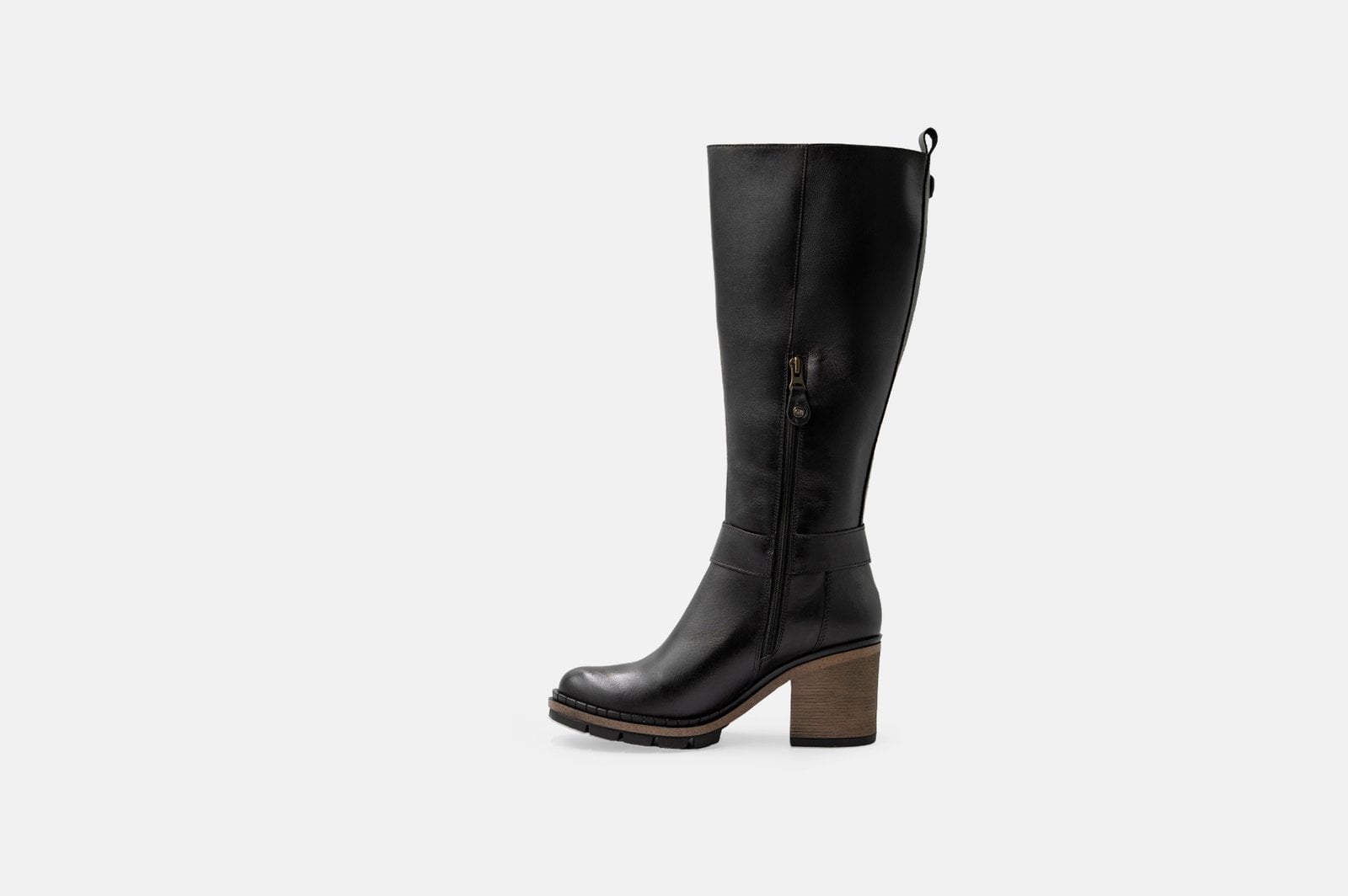 BOTAS MUJER CUERO BIGIONI CLARISSA NEGRO 2 CORREAS - 3