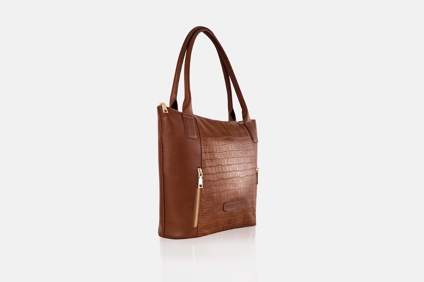 CARTERA MUJER CUERO BIGIONI CART-09-23 COBRE + CORREA Y HEBILLAS - 2