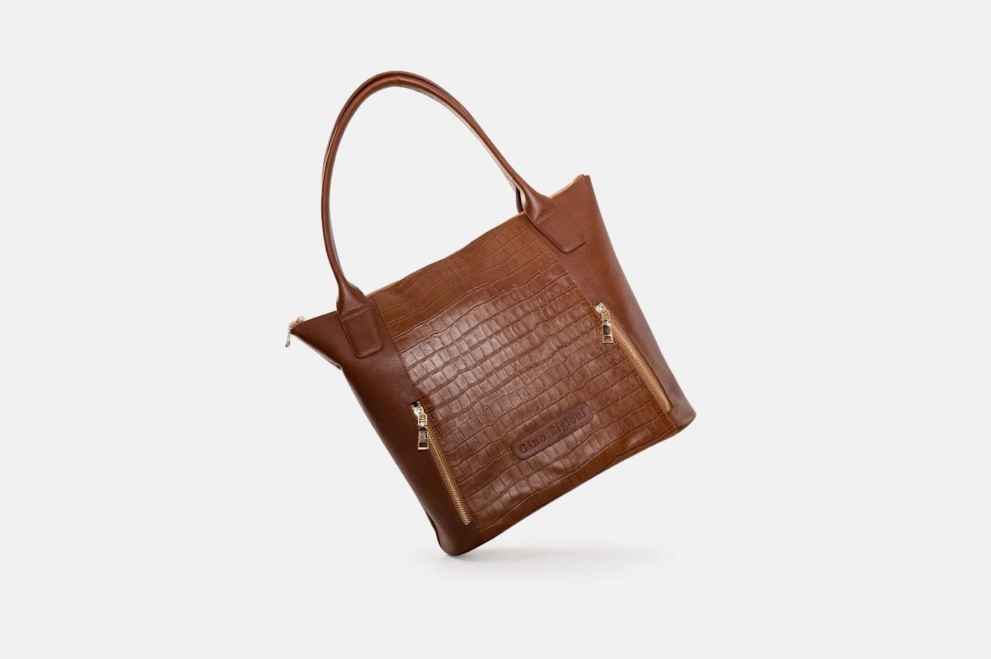 CARTERA MUJER CUERO BIGIONI CART-09-23 COBRE + CORREA Y HEBILLAS - 3