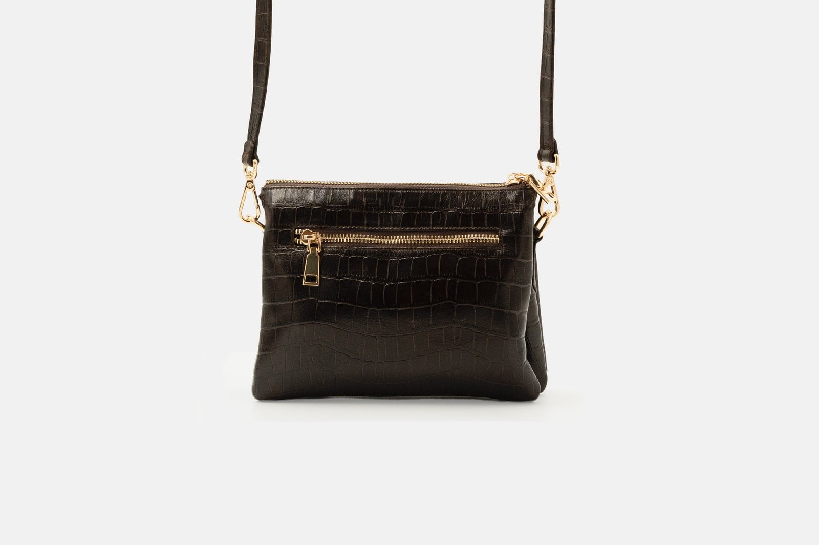 MORRAL MUJER CUERO BIGIONI MR-08-26 AFRICANO + CORREA Y HEBILLAS - 4