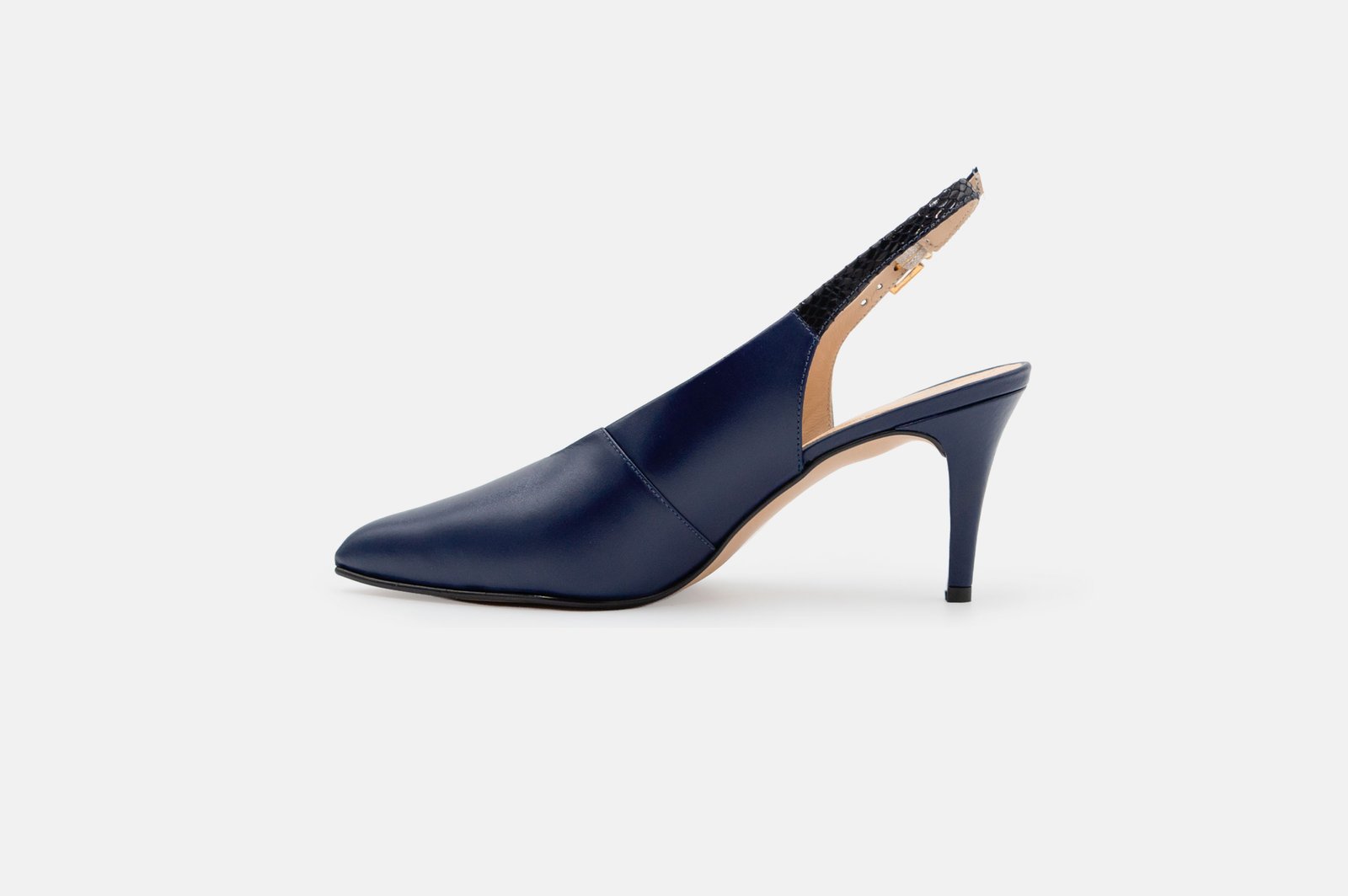 STILETTO ELISE CUERO NAPA AZUL - 3