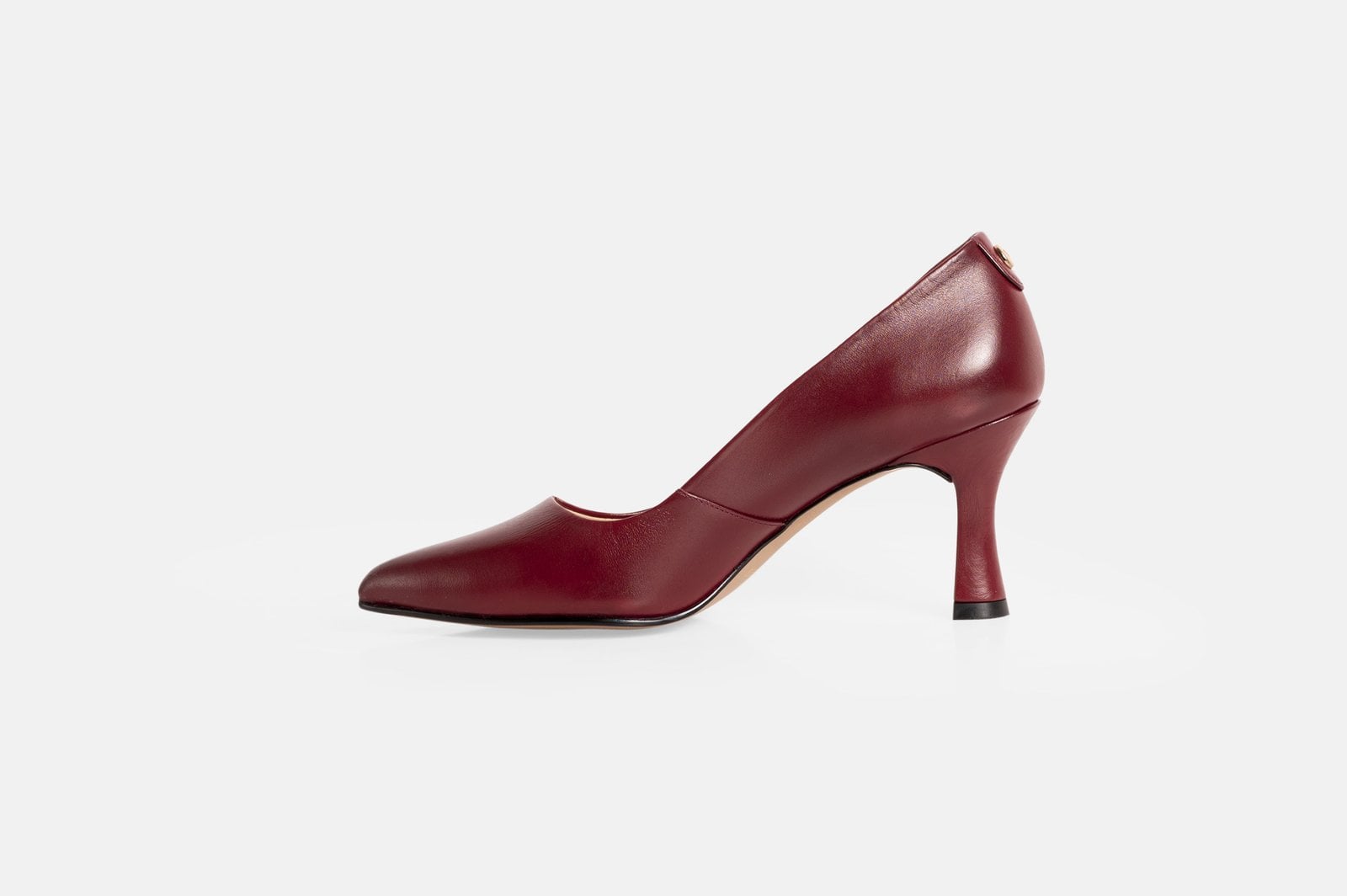 STILETTO SERAPHINE DE CUERO GUINDA - 3