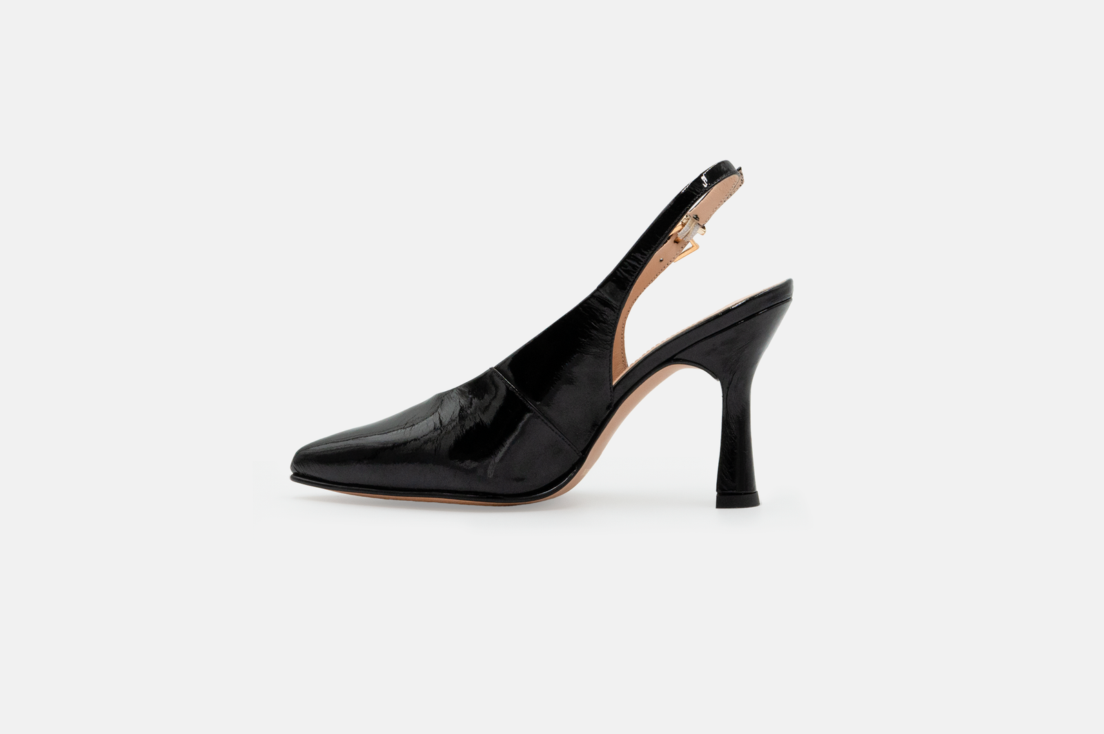 STILETTOS MED-26-90 CUERO CHAROL NEGRO - 3