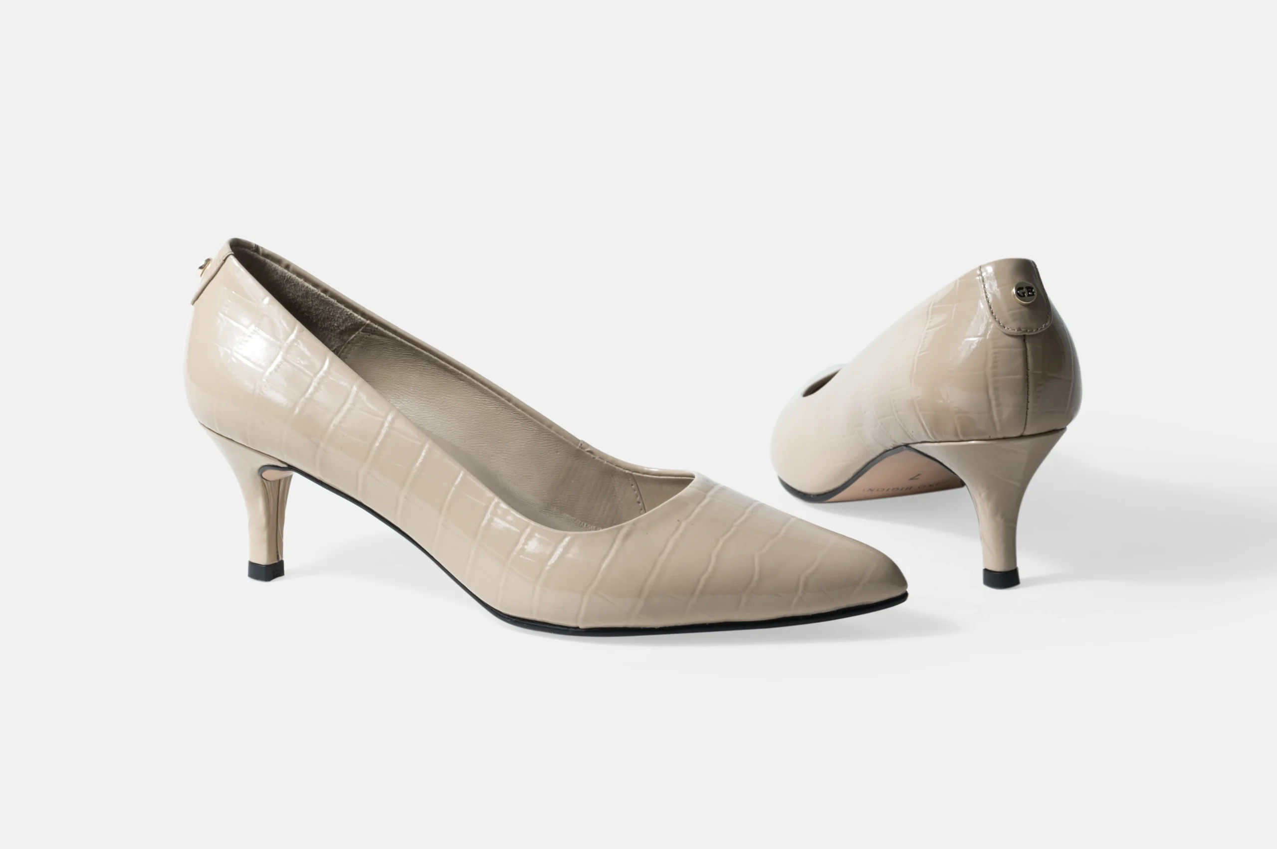 STILETTO E-50 BEIGE CROCO CHAROL - 3