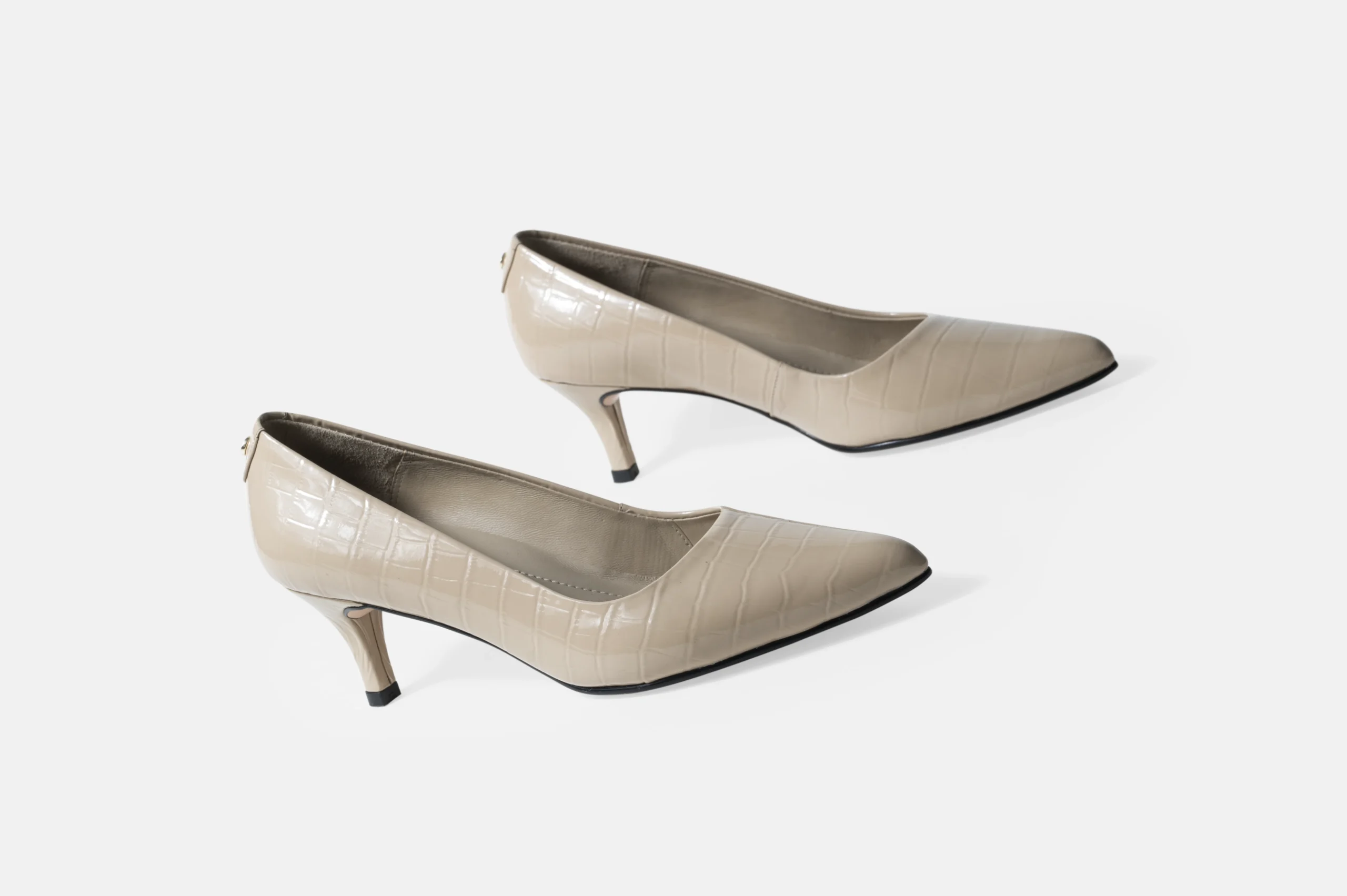 STILETTO E-50 BEIGE CROCO CHAROL - 5