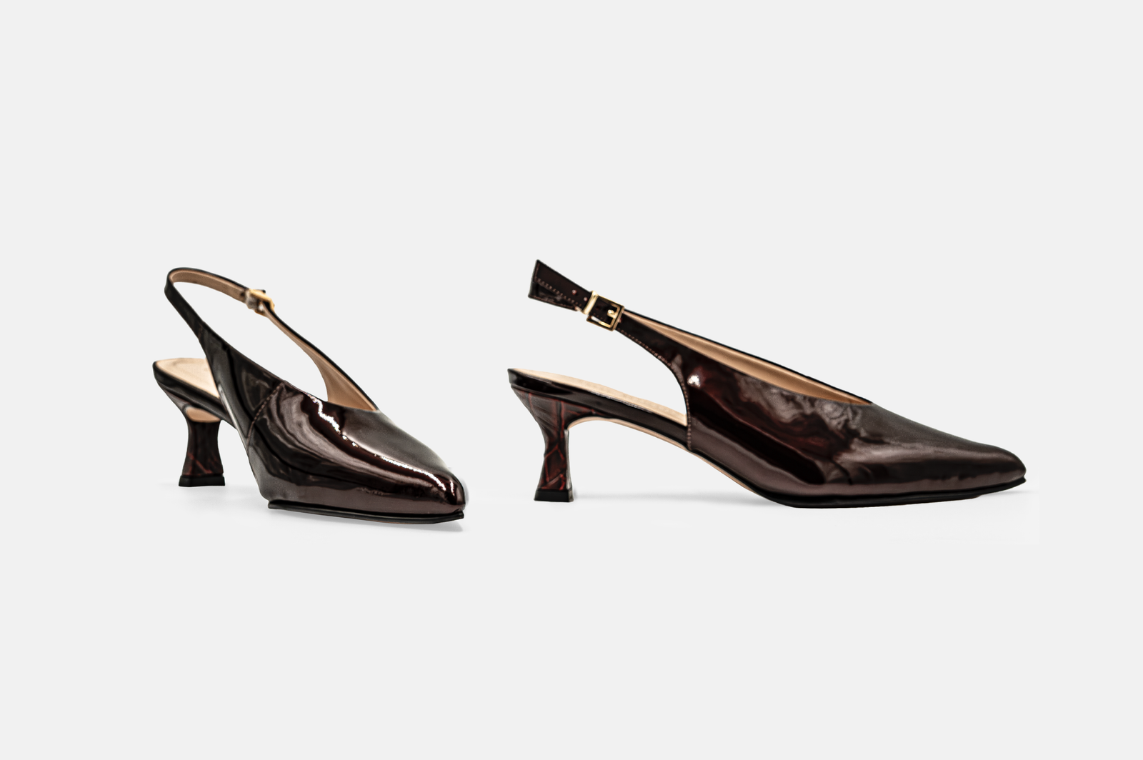 STILETTOS MED-26 CUERO CHAROL BORDO - 3