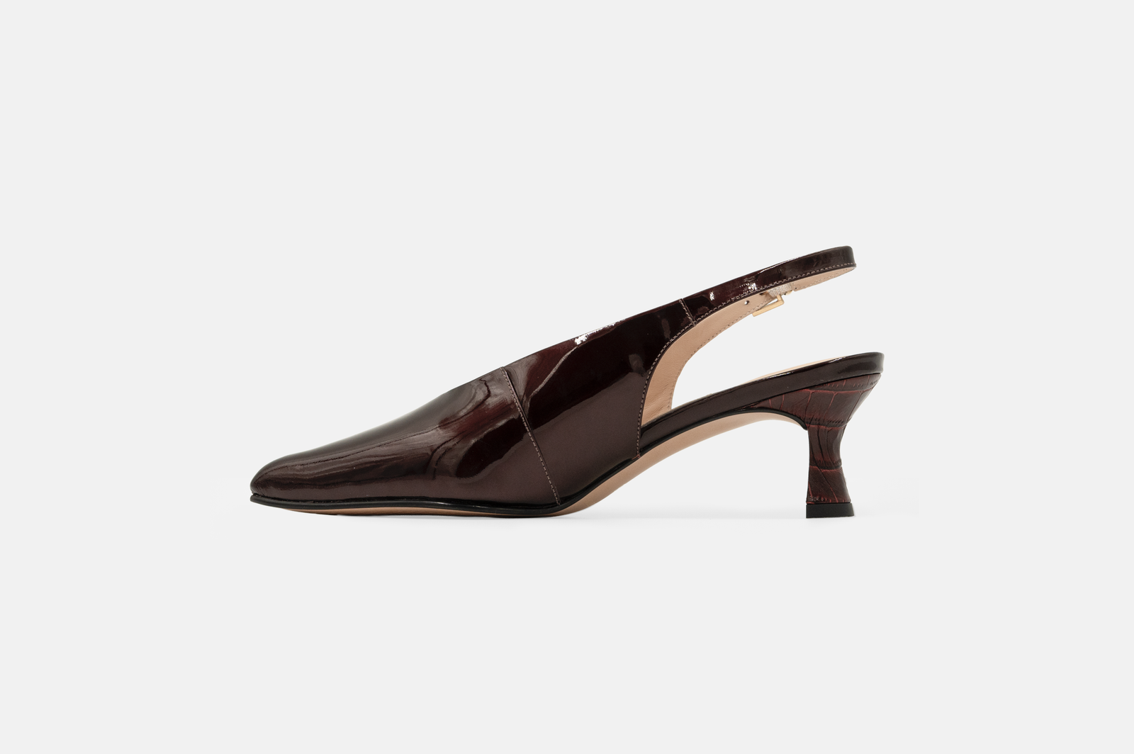 STILETTOS MED-26 CUERO CHAROL BORDO - 4