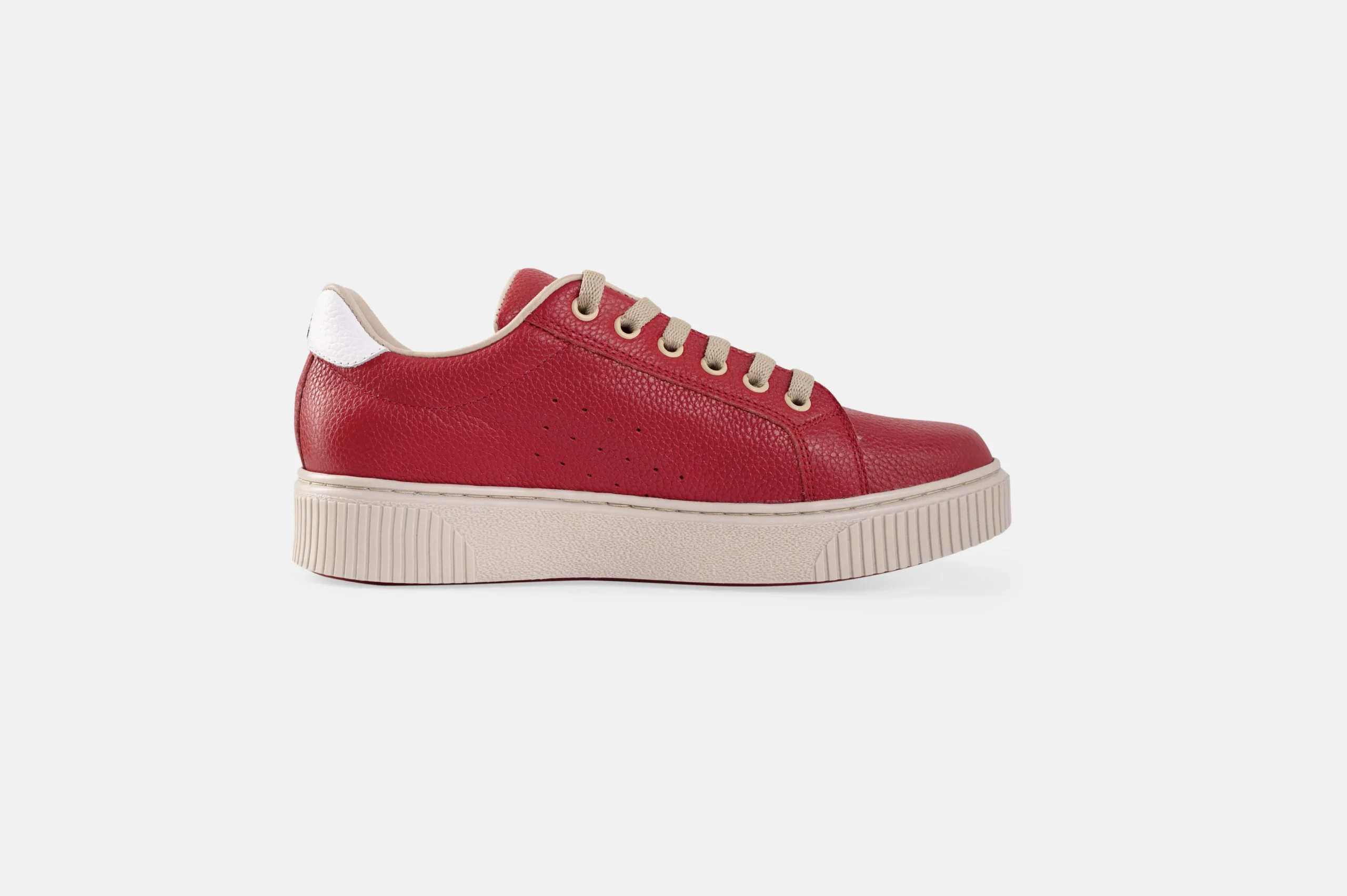 ZAPATILLAS MUJER CUERO FLOTTER BIGIONI ZA49 ROJO - 3