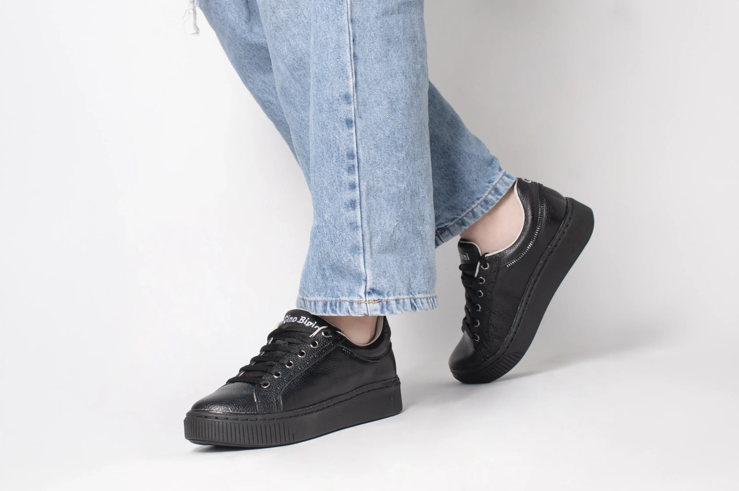 ZAPATILLAS MUJER CUERO FLOTTER BIGIONI ZA39 NEGRO - 2