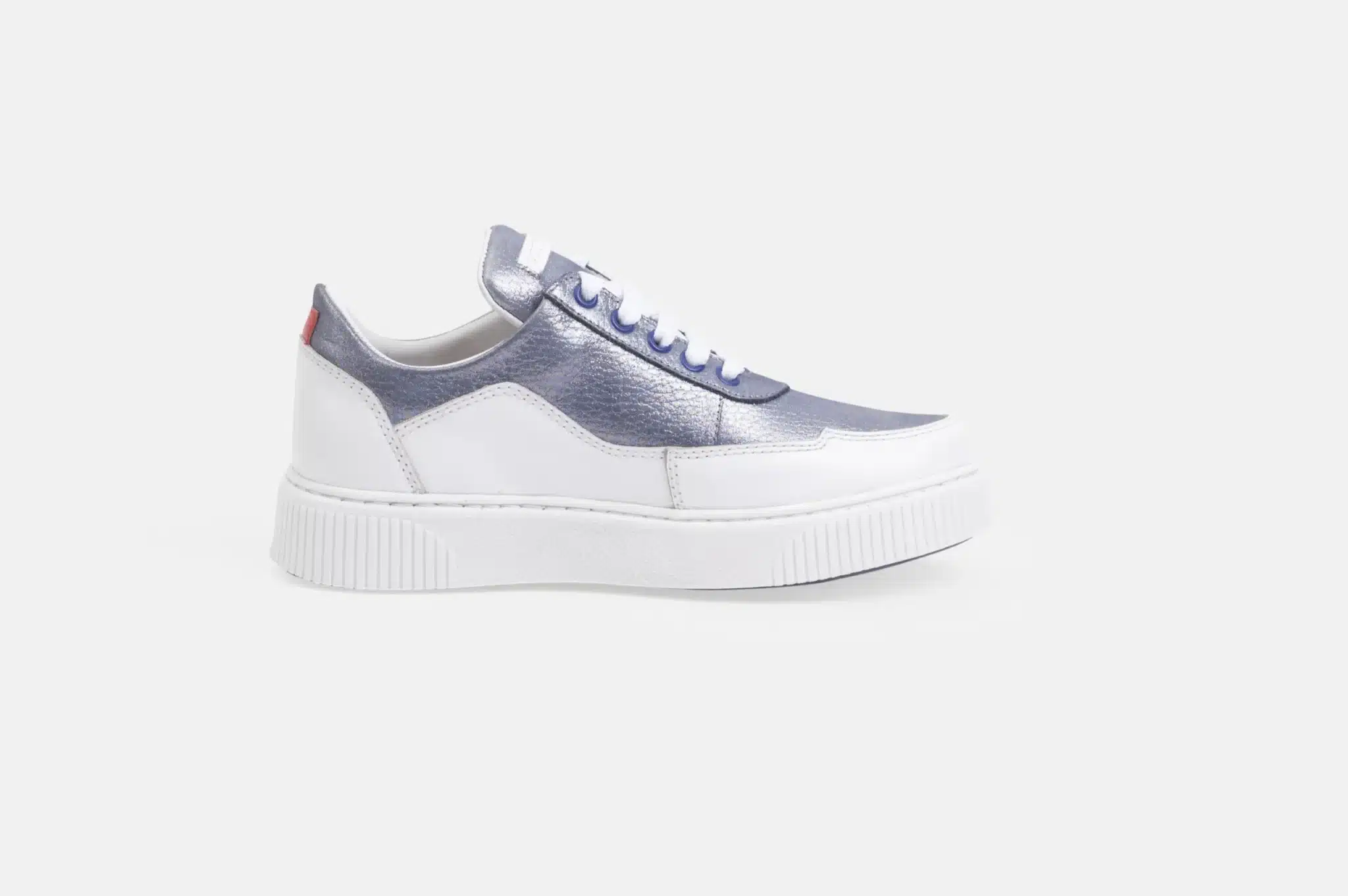 ZAPATILLAS MUJER CUERO GLITTER BIGIONI ZA50-24 AZUL ACERO - 3