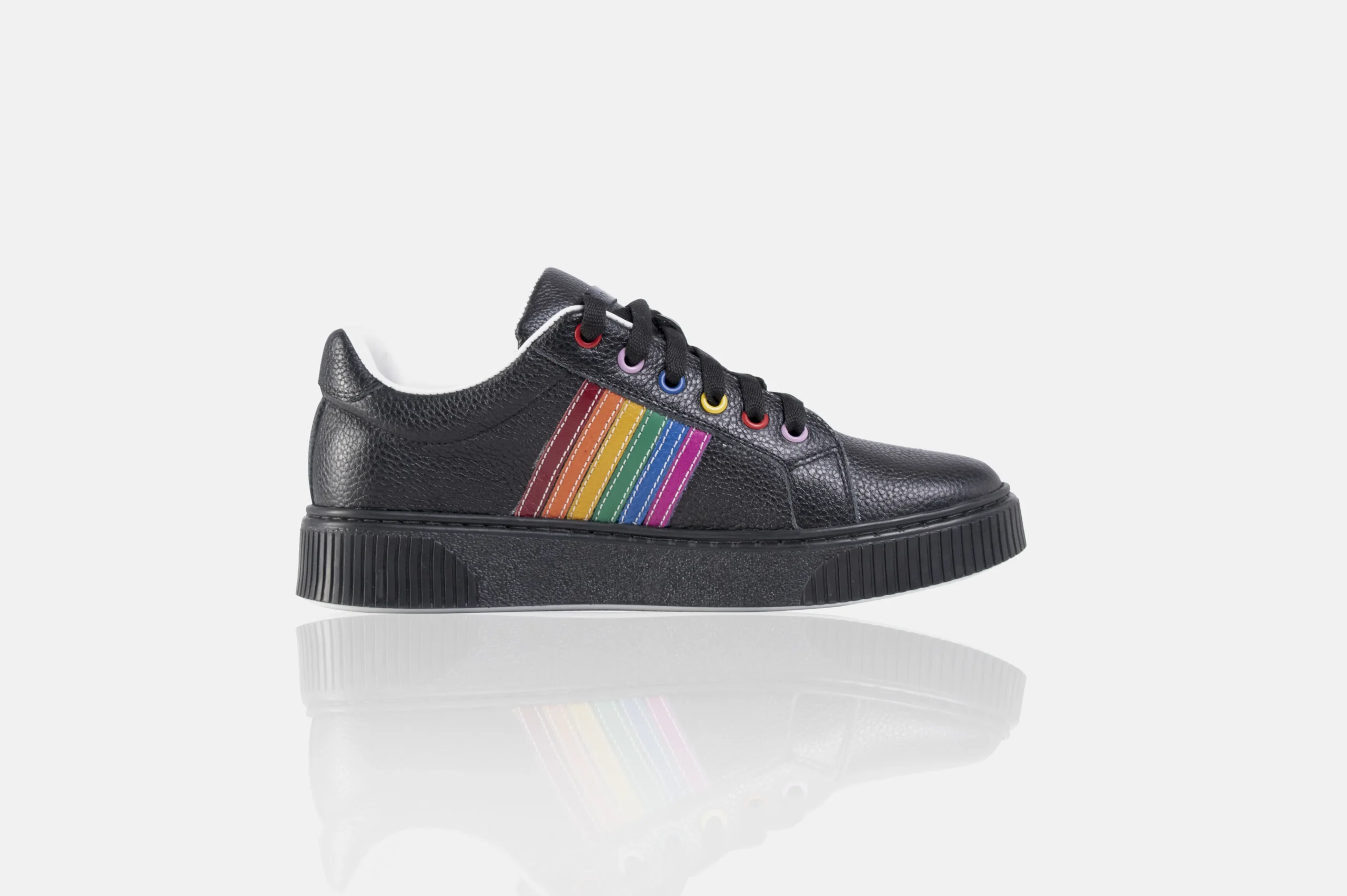 ZAPATILLAS MUJER CUERO FLOTTER BIGIONI ZA44 NEGRO - 1