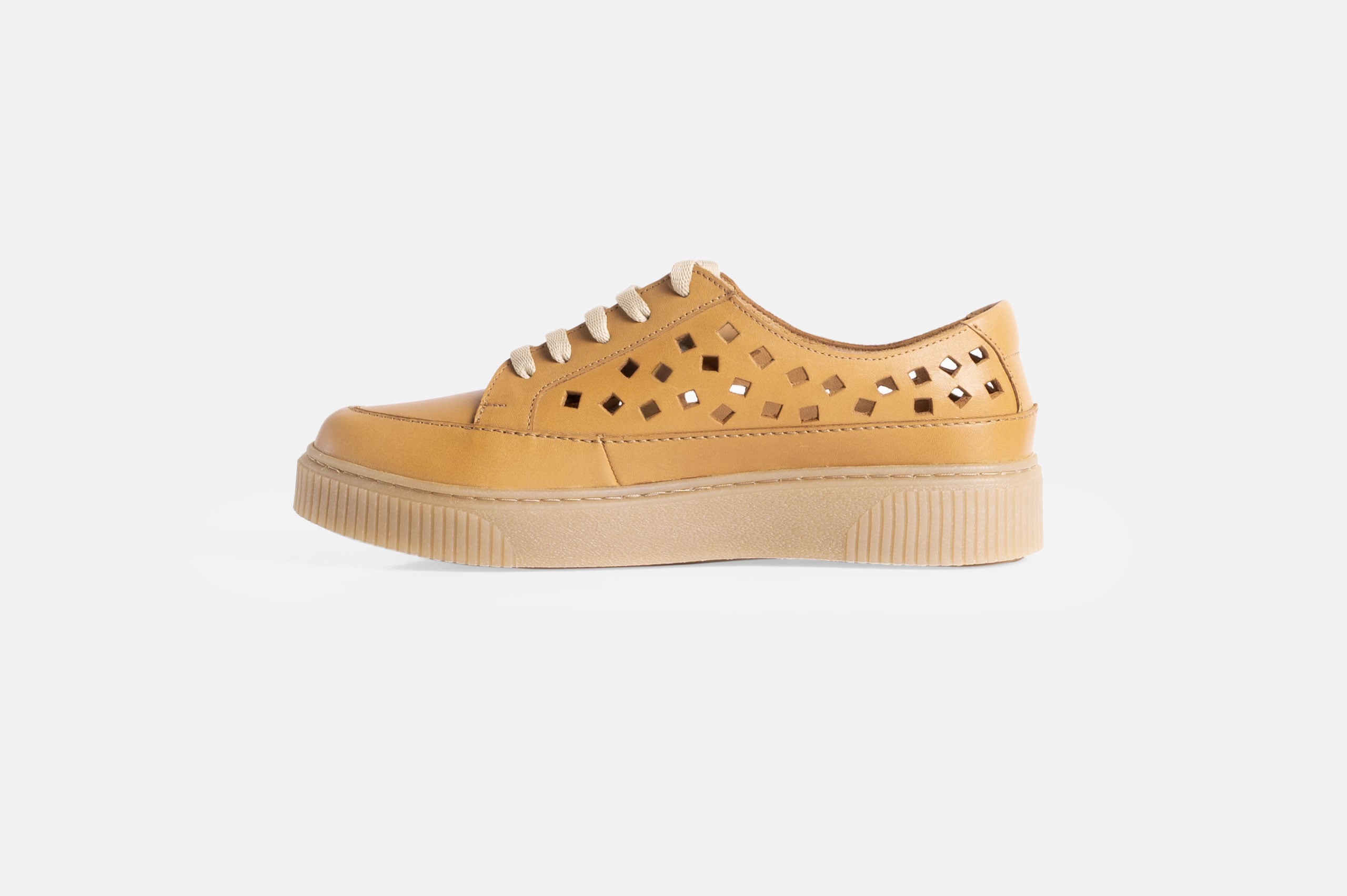 ZAPATILLAS MUJER CUERO NAPA BIGIONI ZA-2602 NATURAL - 3